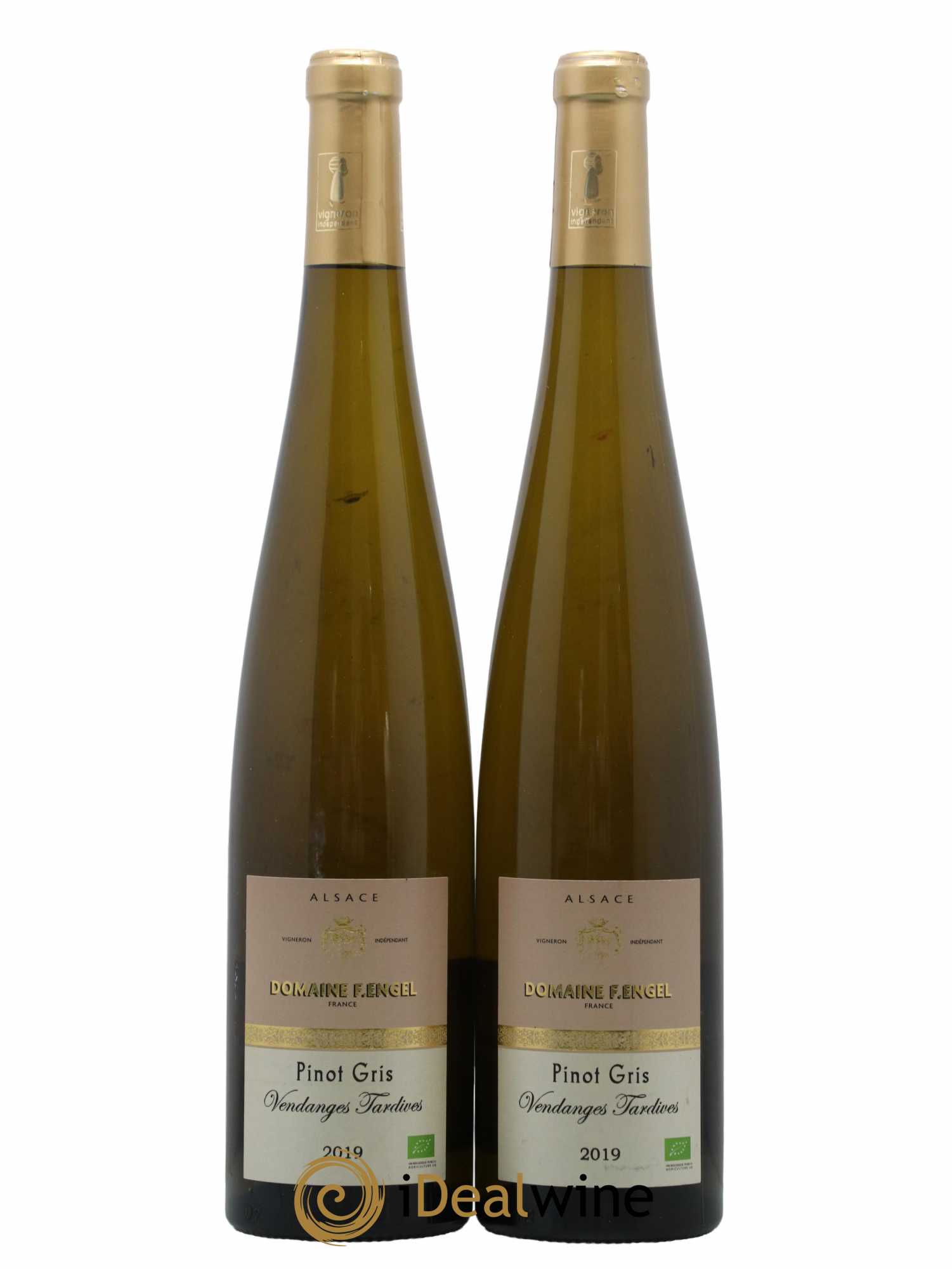 Alsace Pinot Gris Vendanges Tardives Domaine Engel 2019 - Lot de 2 bouteilles - 0