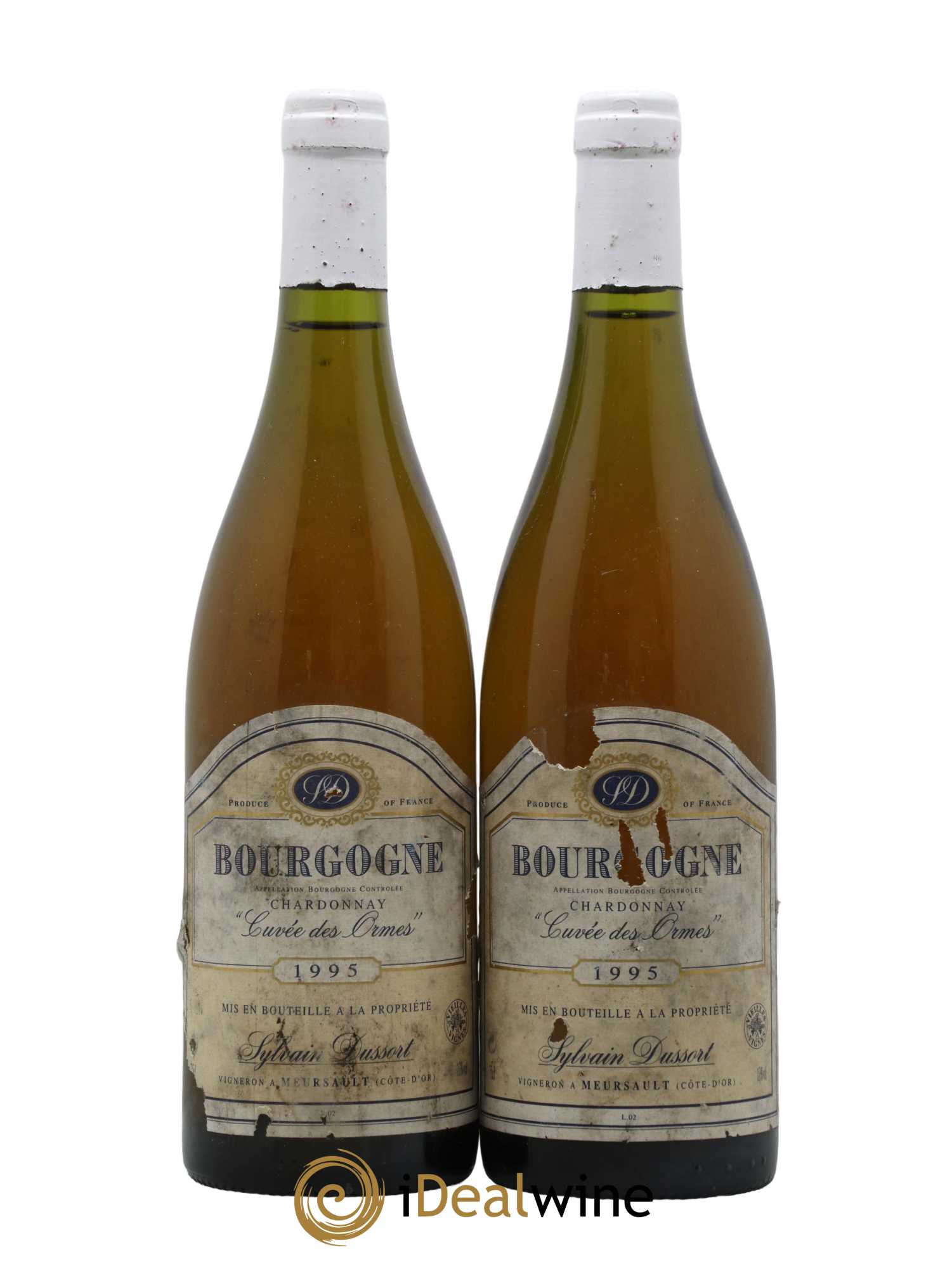 Bourgogne Cuvée des Ormes Domaine Sylvain Dussort 1995 - Lot de 2 bouteilles - 0