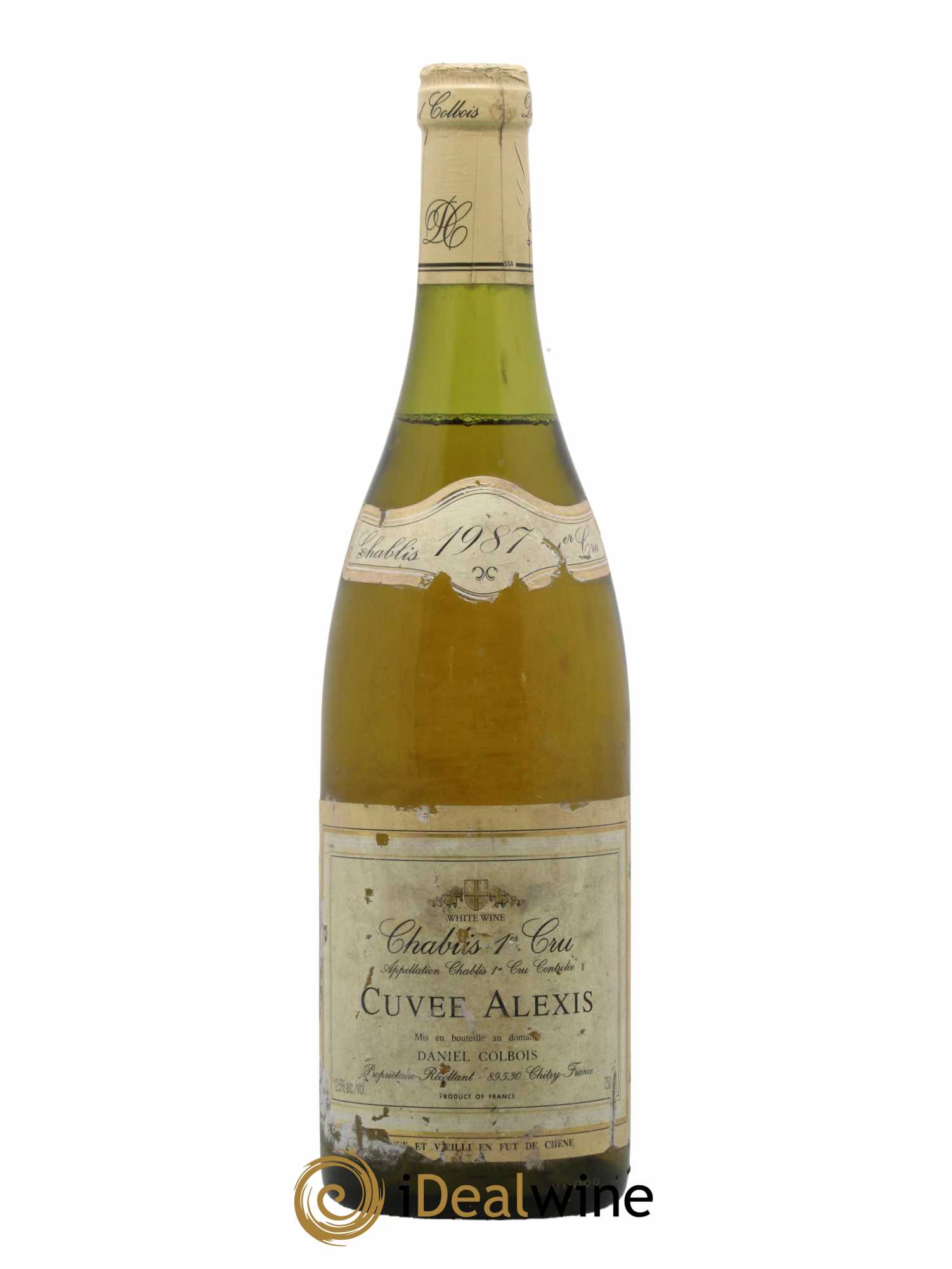 Chablis 1er Cru Cuvée Alexis Domaine Daniel Colbois 1987 - Lot de 1 bouteille - 0
