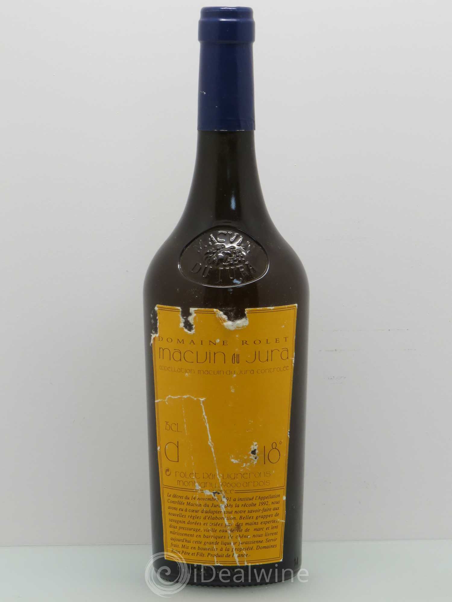 Côtes du Jura Macvin - Domaine Rolet - Posten von 1 Flasche - 0