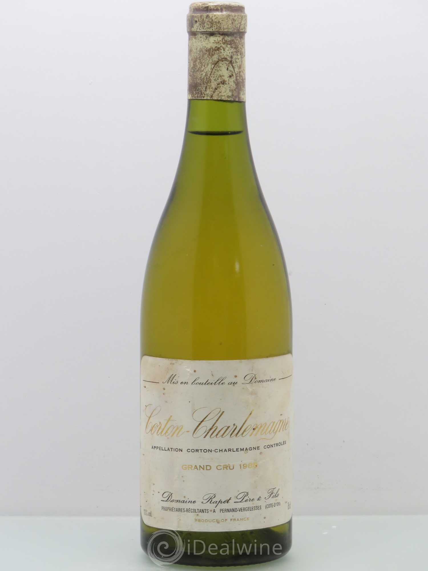 Corton-Charlemagne Grand Cru Rapet Père & Fils 1988 - Lot de 1 bouteille - 0