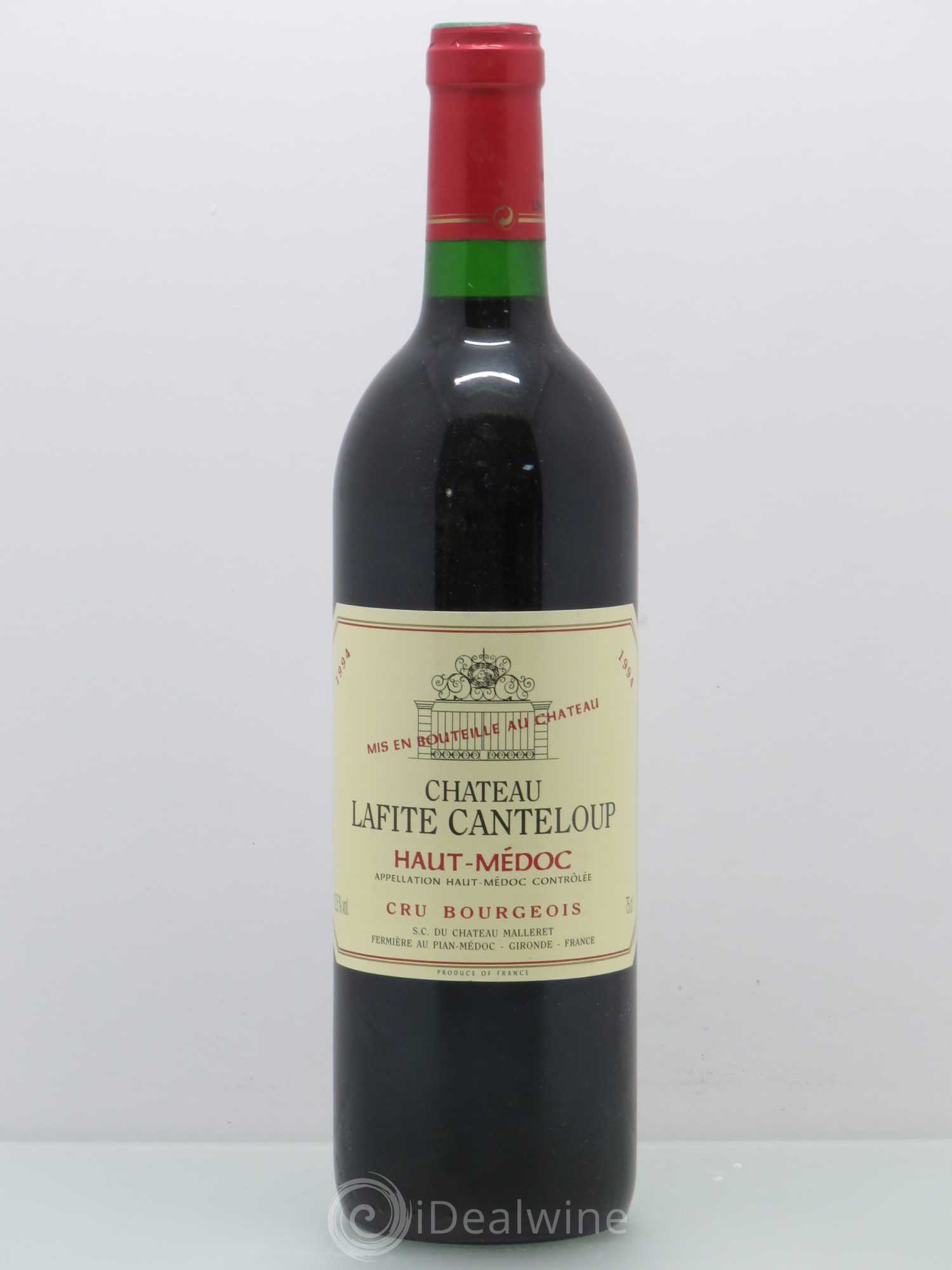 Bordeaux Château Laffite-Canteloup. Haut medoc 1994 - Posten von 1 Flasche - 0