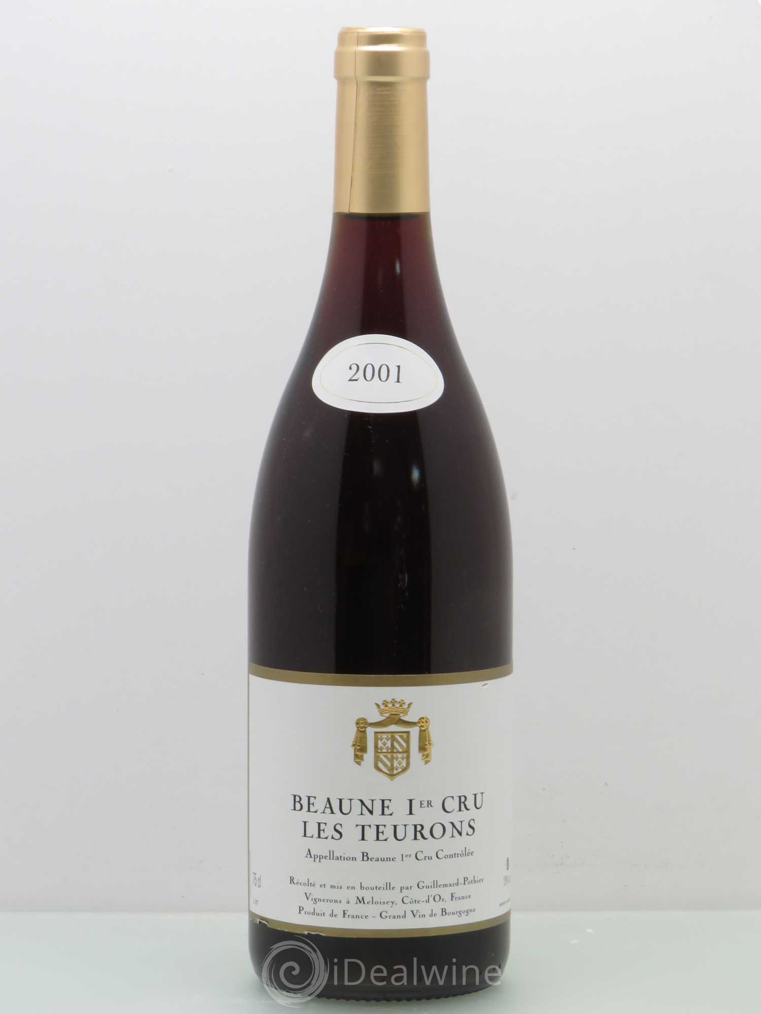 Beaune 1er Cru Les Teurons - Guillemard Pohtier 2001 - Posten von 1 Flasche - 0