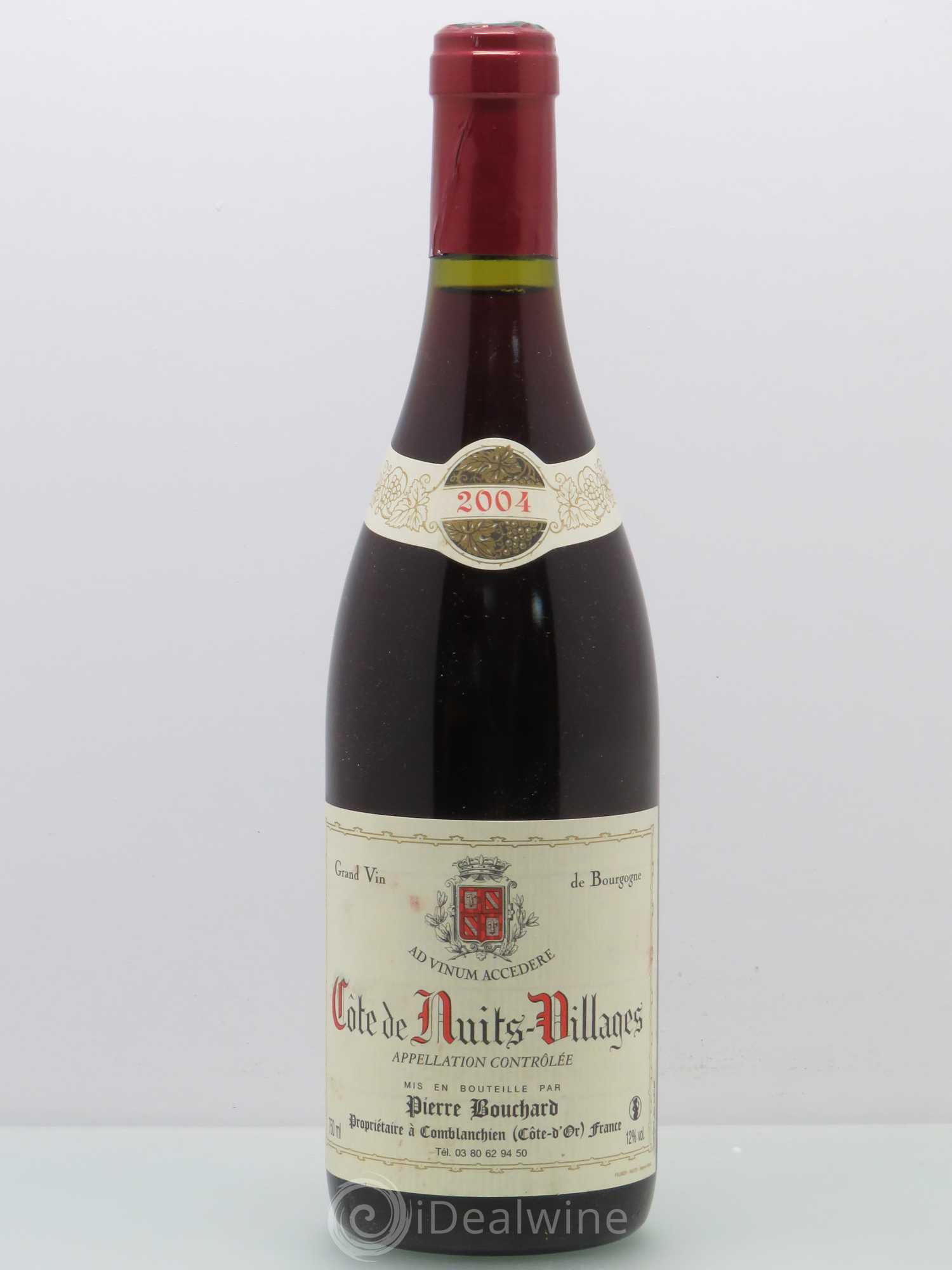 Côte de Nuits-Villages Domaine Pierre Bouchard 2004 - Lot de 1 bouteille - 0