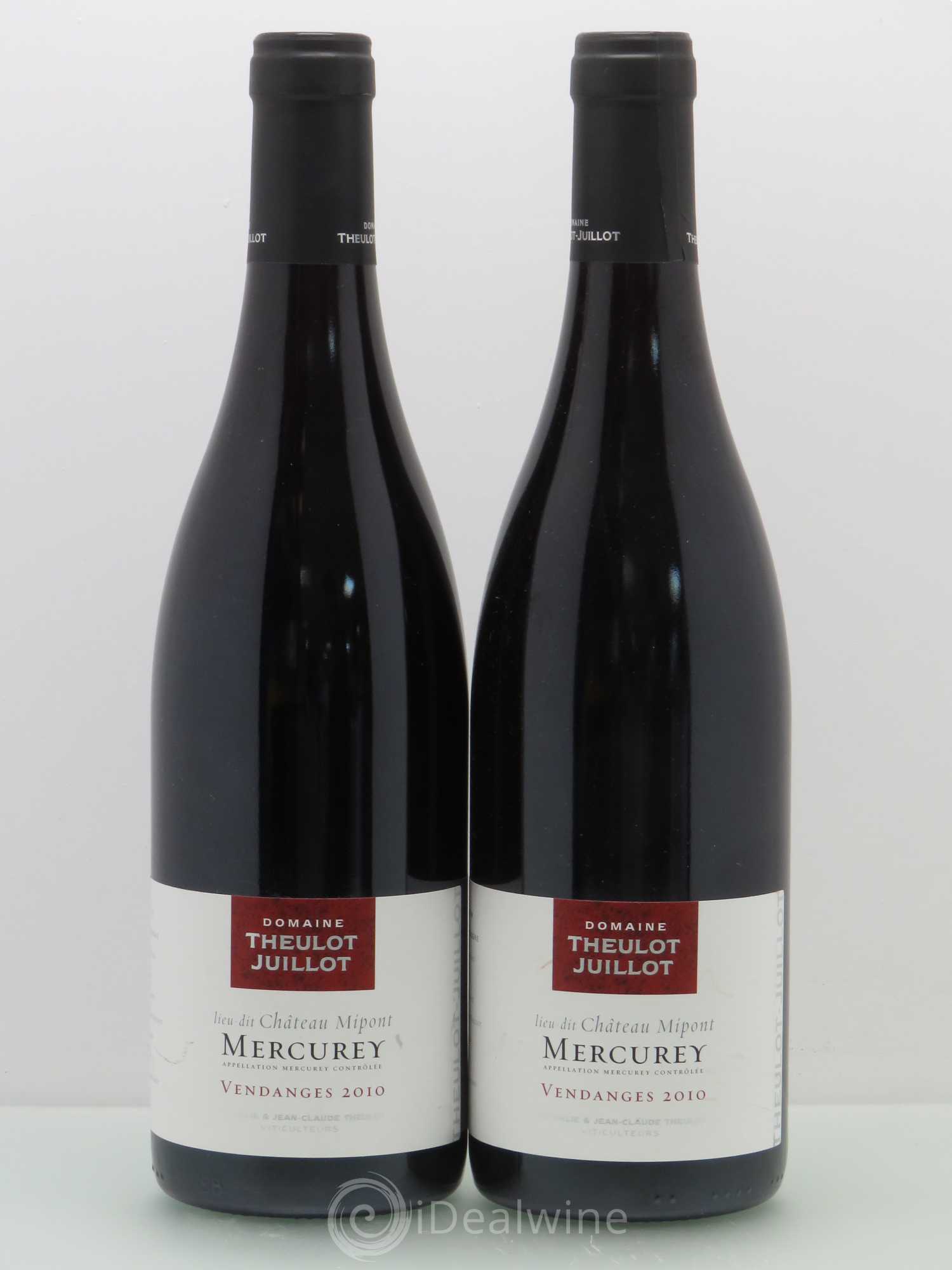 Mercurey Theulot Juillot 2010 - Posten von 2 Flaschen - 0