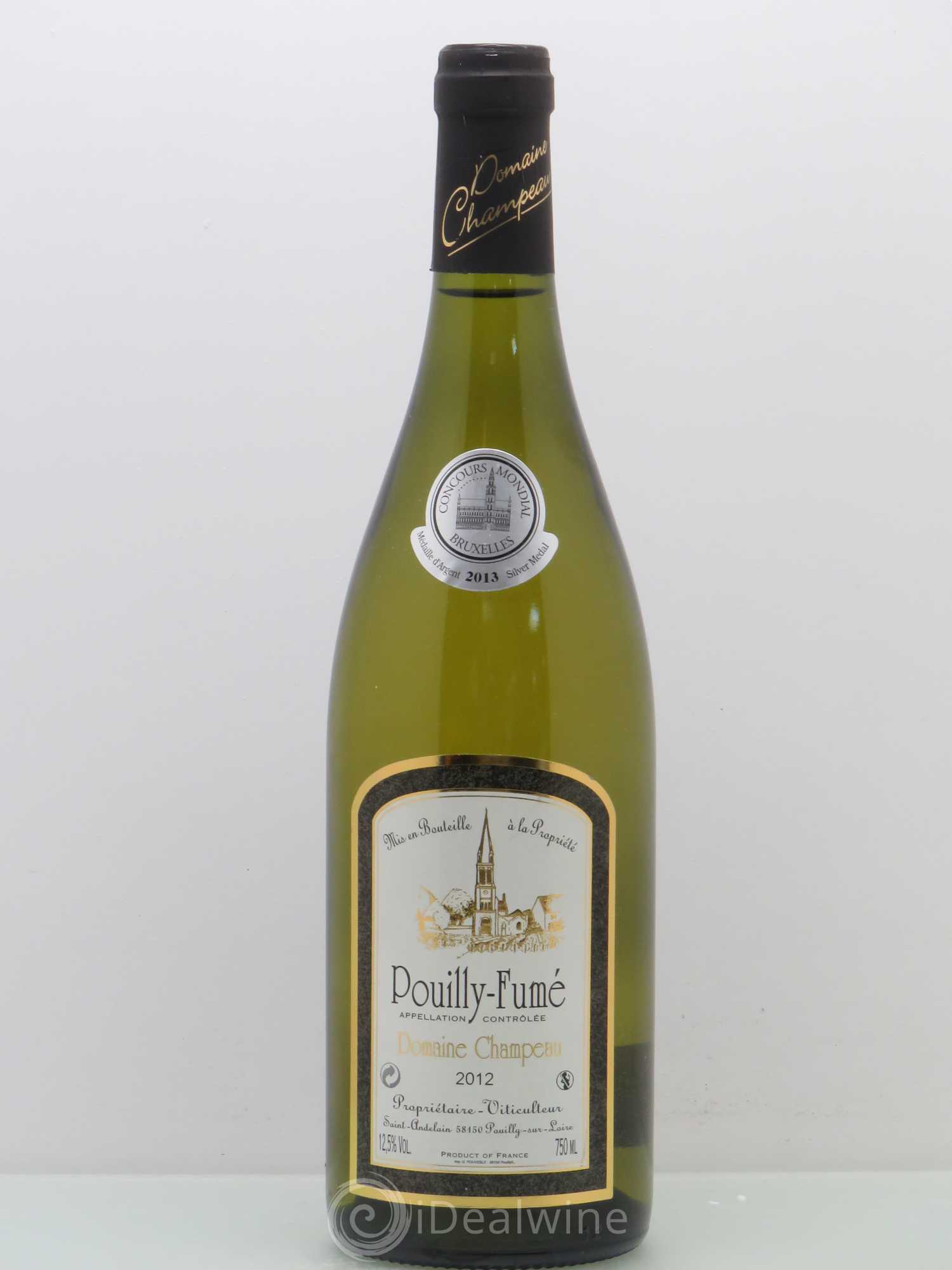 Pouilly-Fumé Domaine Champeau (sans prix de réserve) 2012 - Posten von 1 Flasche - 0