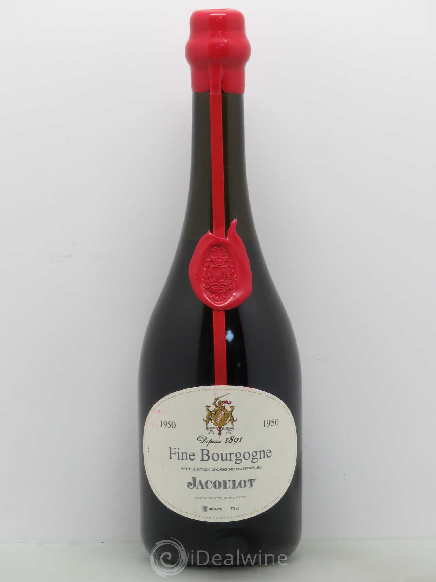 Bourgogne Fine de Bourgogne Jacoulot 1950 - Posten von 1 Flasche - 0
