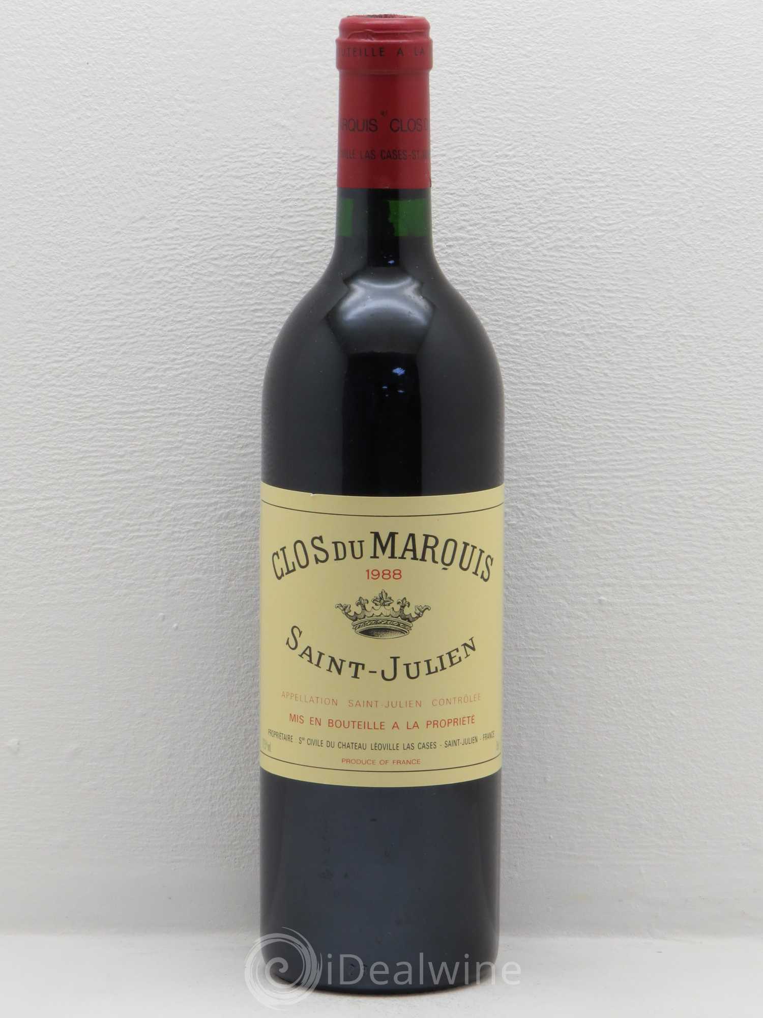 Clos du Marquis 1988 - Lot de 1 bouteille - 0