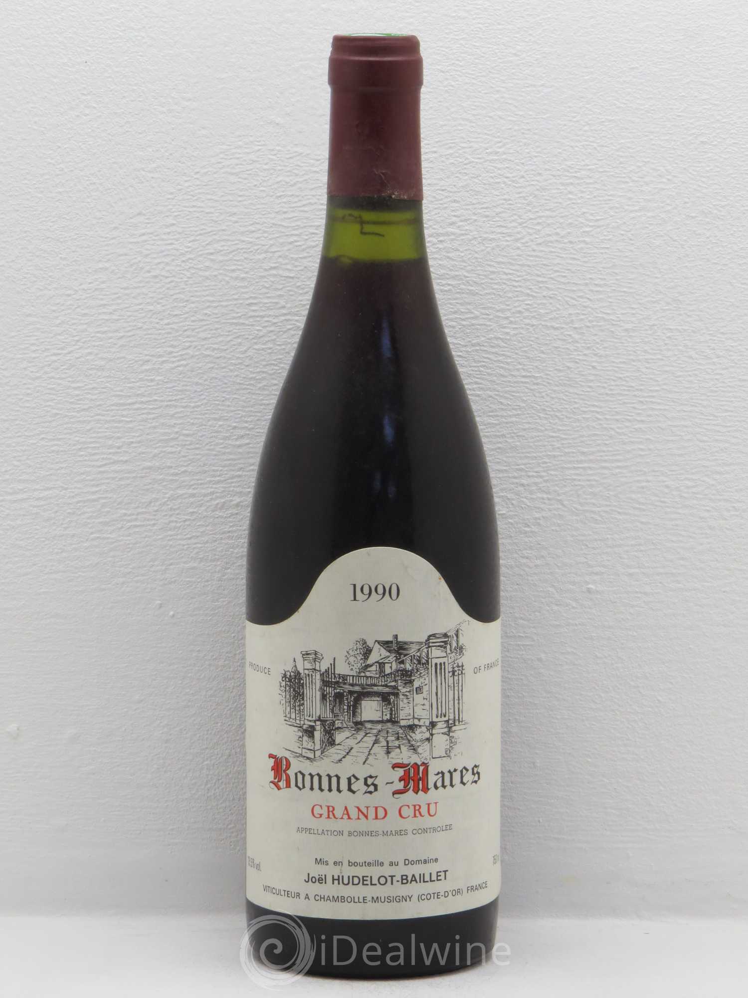Bonnes-Mares Grand Cru Hudelot Baillet 1990 - Lot de 1 bouteille - 0