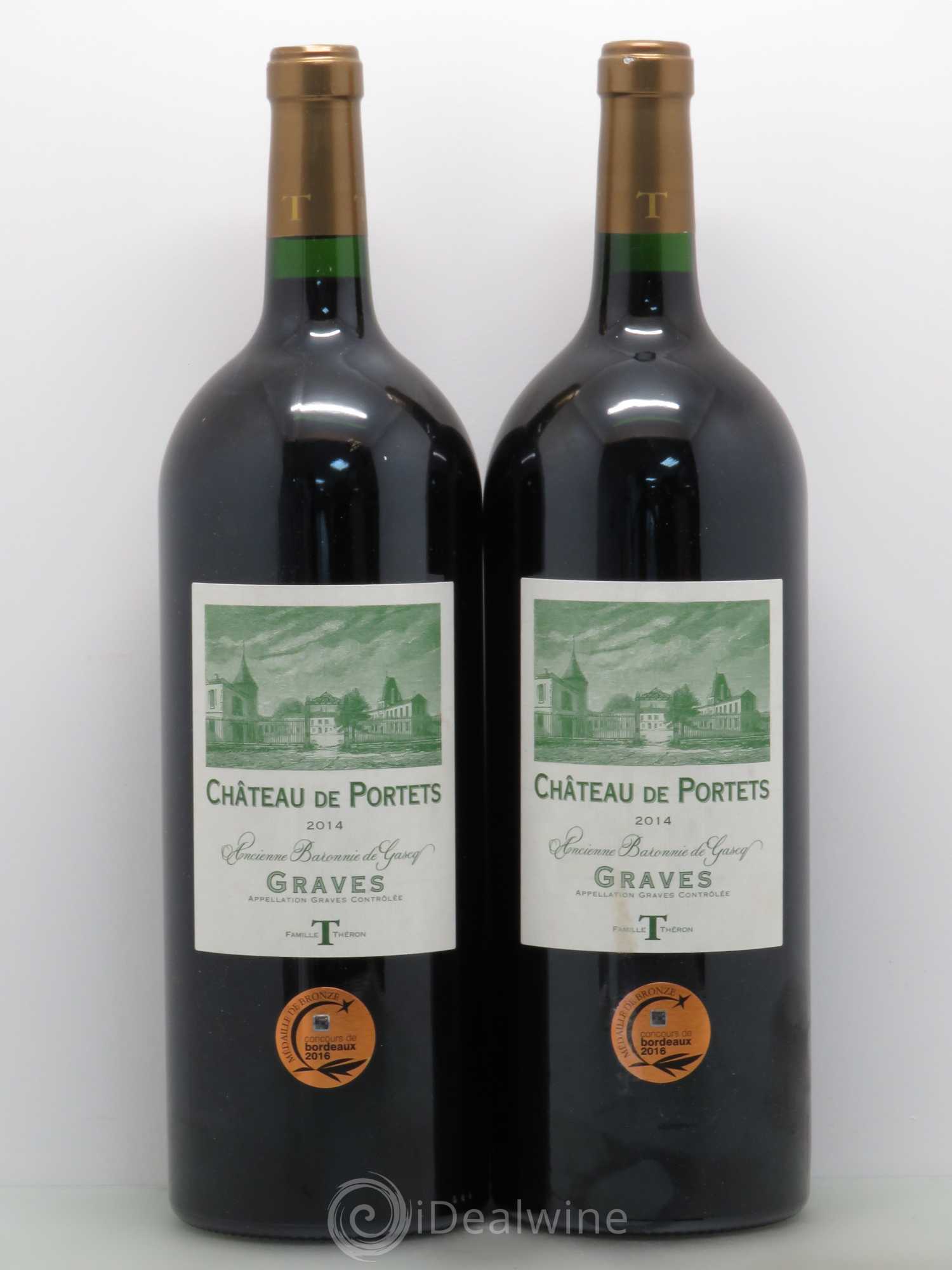 Bordeaux Château Portet 2014 - Posten von 2 Magnum - 0