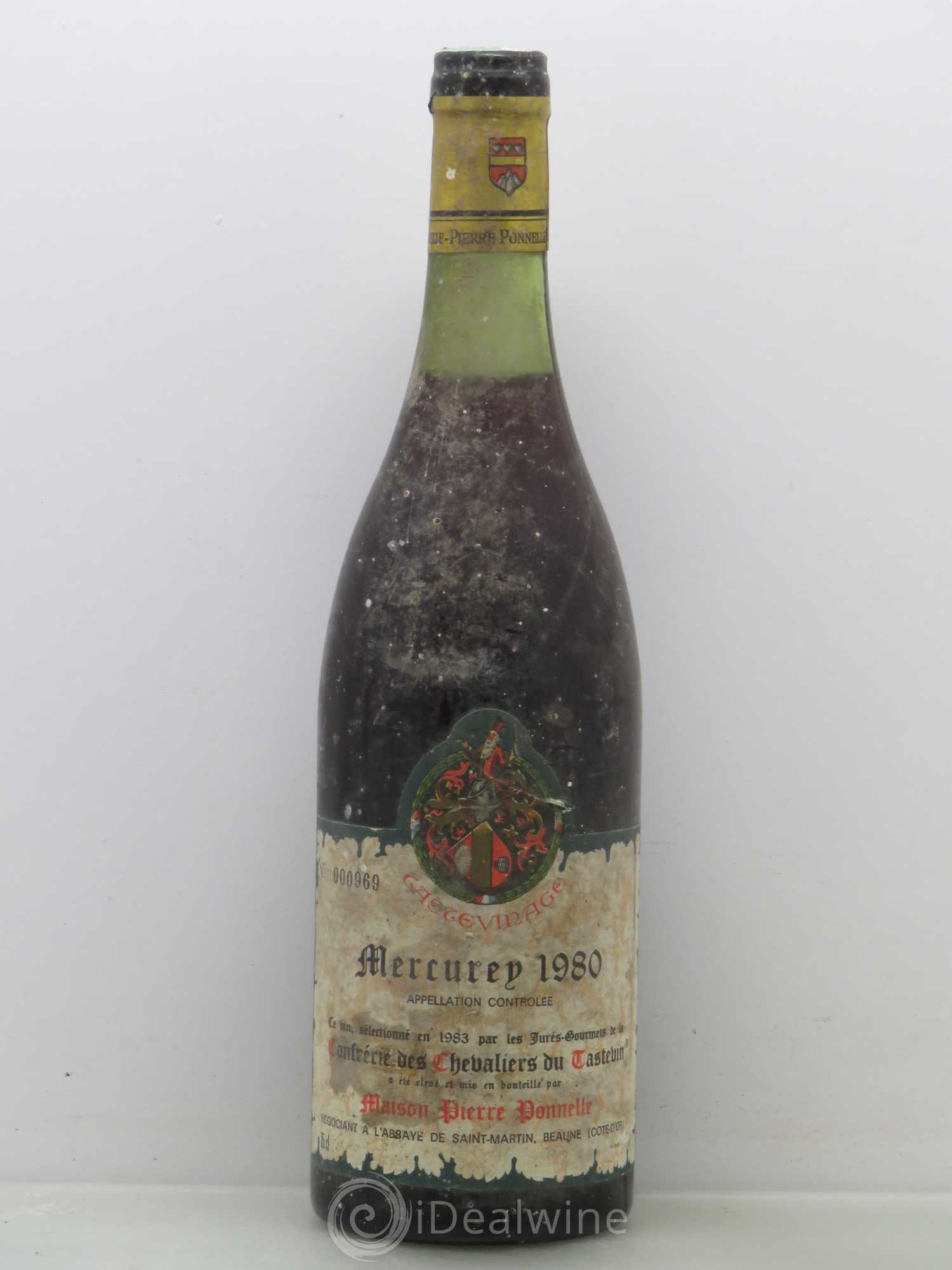 Mercurey P Ponnelle Tastevinage (sans prix de réserve) 1980 - Posten von 1 Flasche - 0