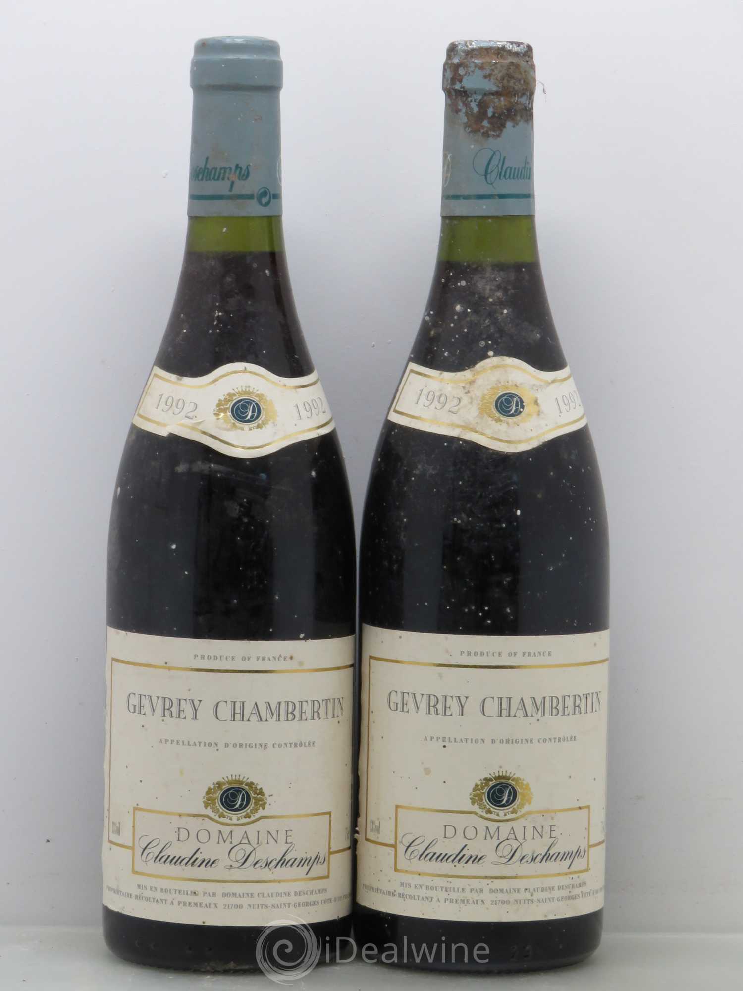 Gevrey-Chambertin Domaine Claudine Deschamps 1992 - Posten von 2 Flaschen - 0