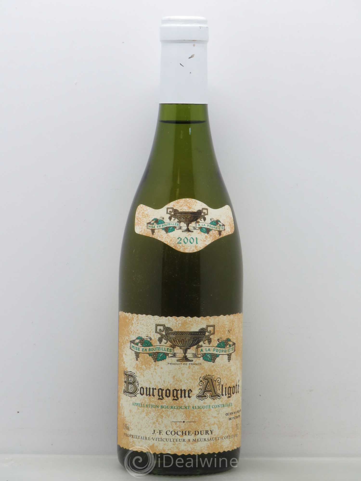 Bourgogne Aligoté Coche Dury (Domaine) 2001 - Lot de 1 bouteille - 0