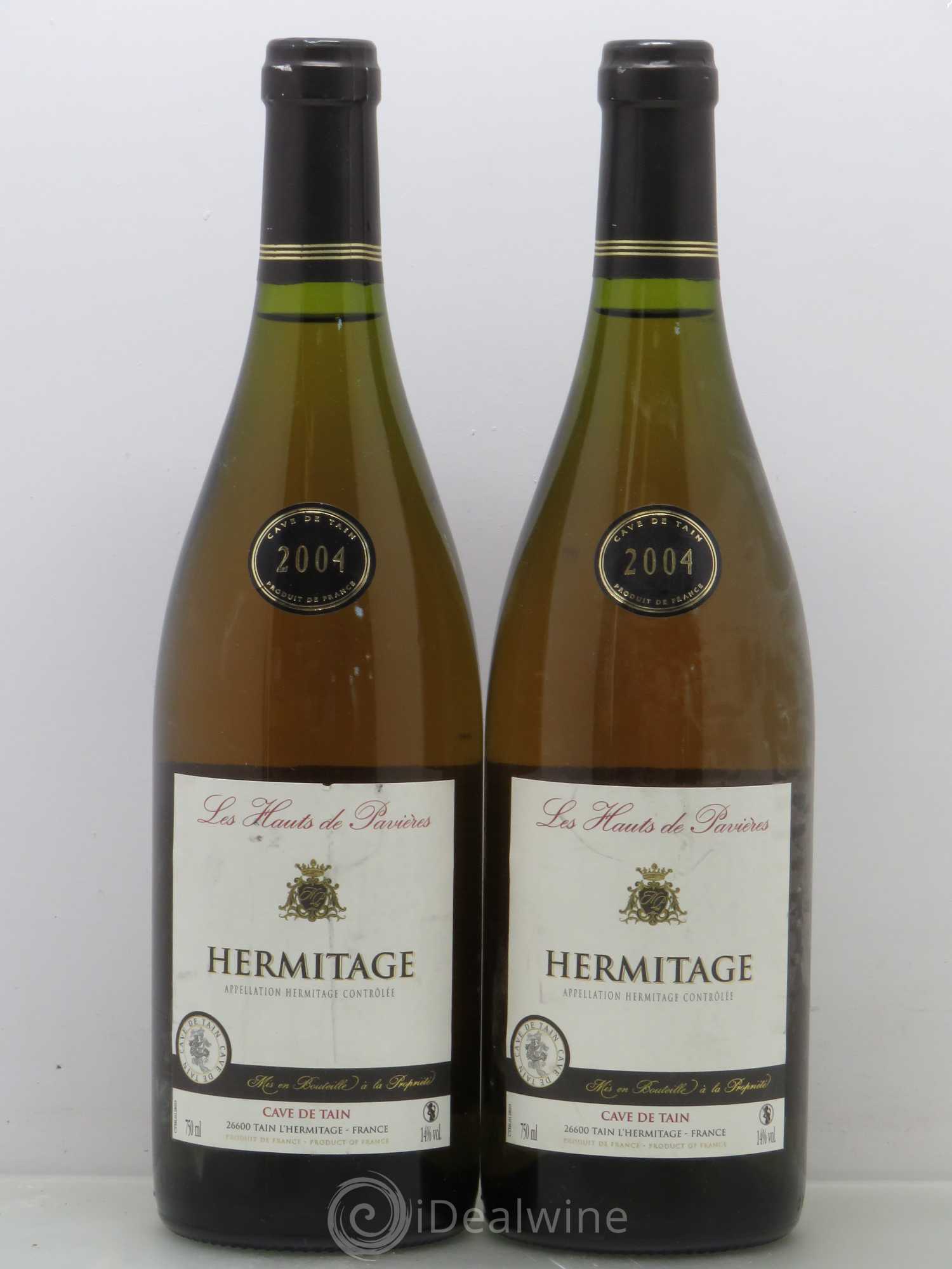 Hermitage Les Hauts De Pavieres Cave De Tain 2004 - Posten von 2 Flaschen - 0