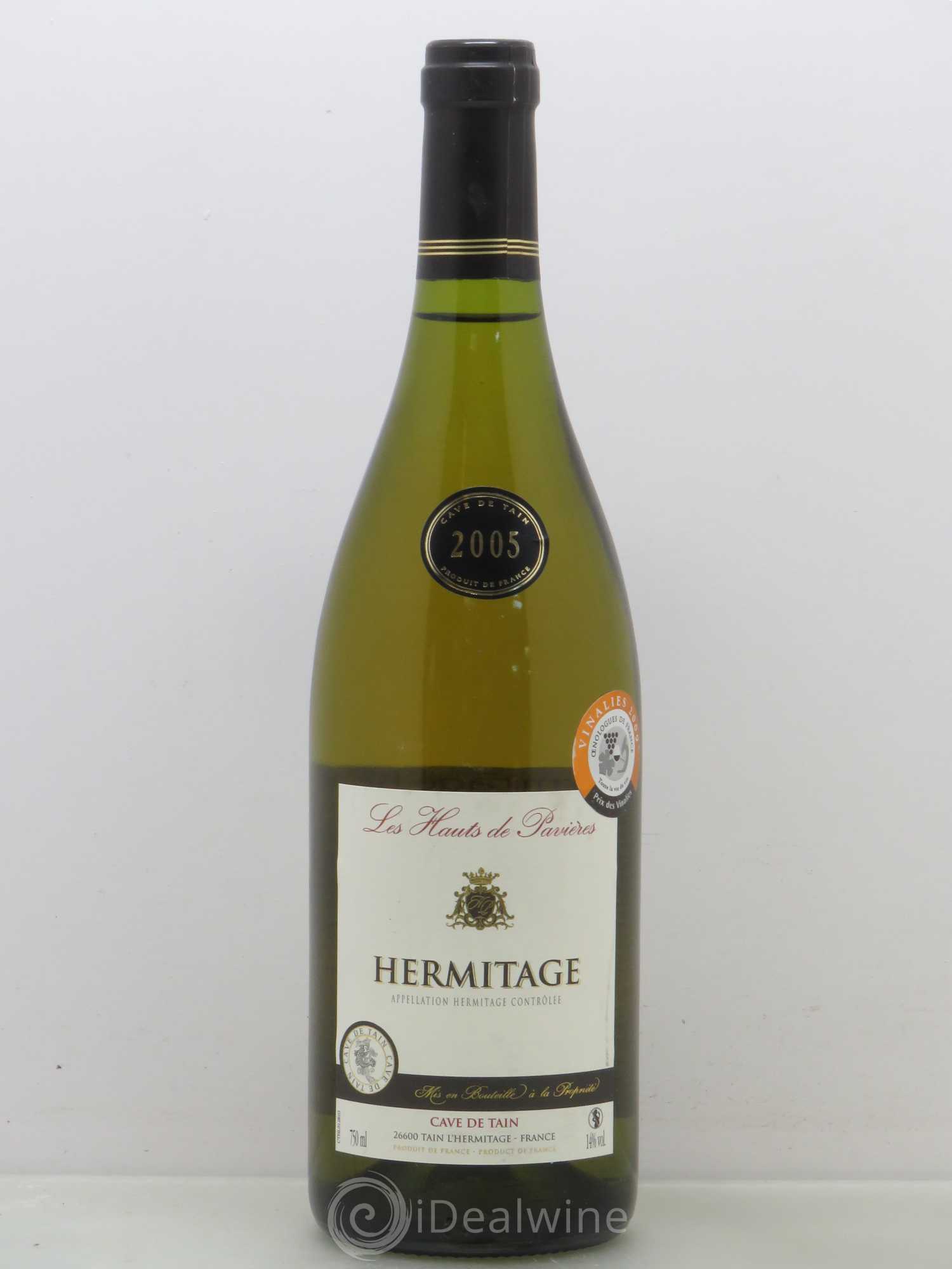 Hermitage Les Hauts De Pavieres Cave De Tain 2005 - Posten von 1 Flasche - 0