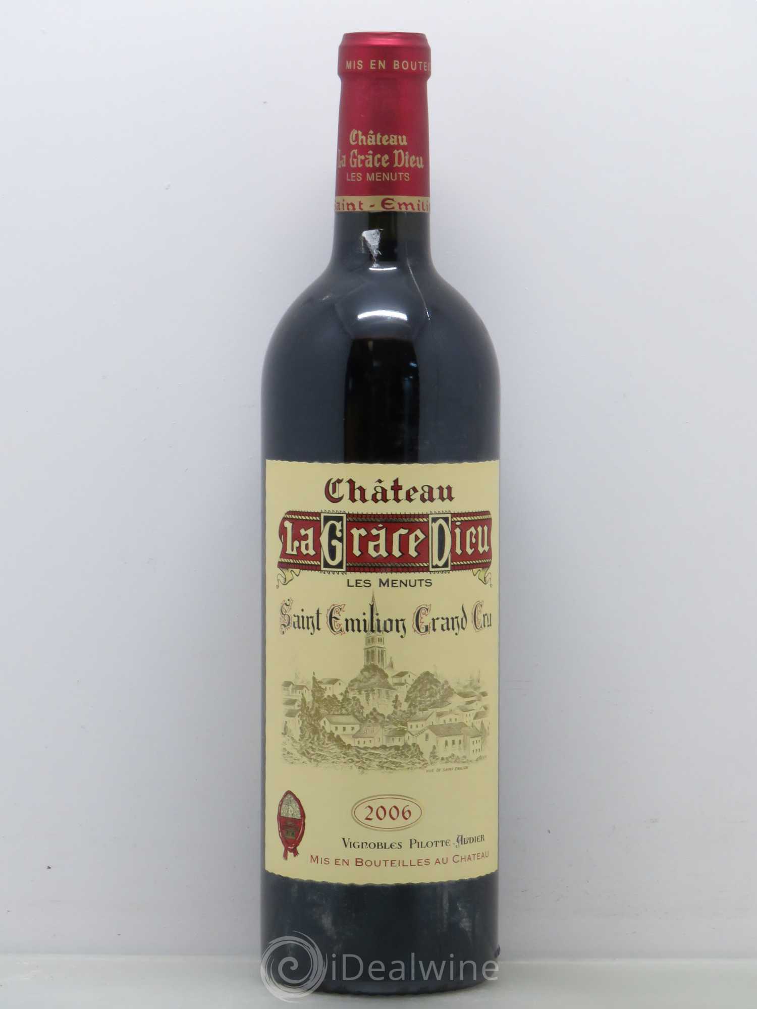 Château la Grâce Dieu les Menuts (sans prix de réserve) 2006 - Lot de 1 bouteille - 0
