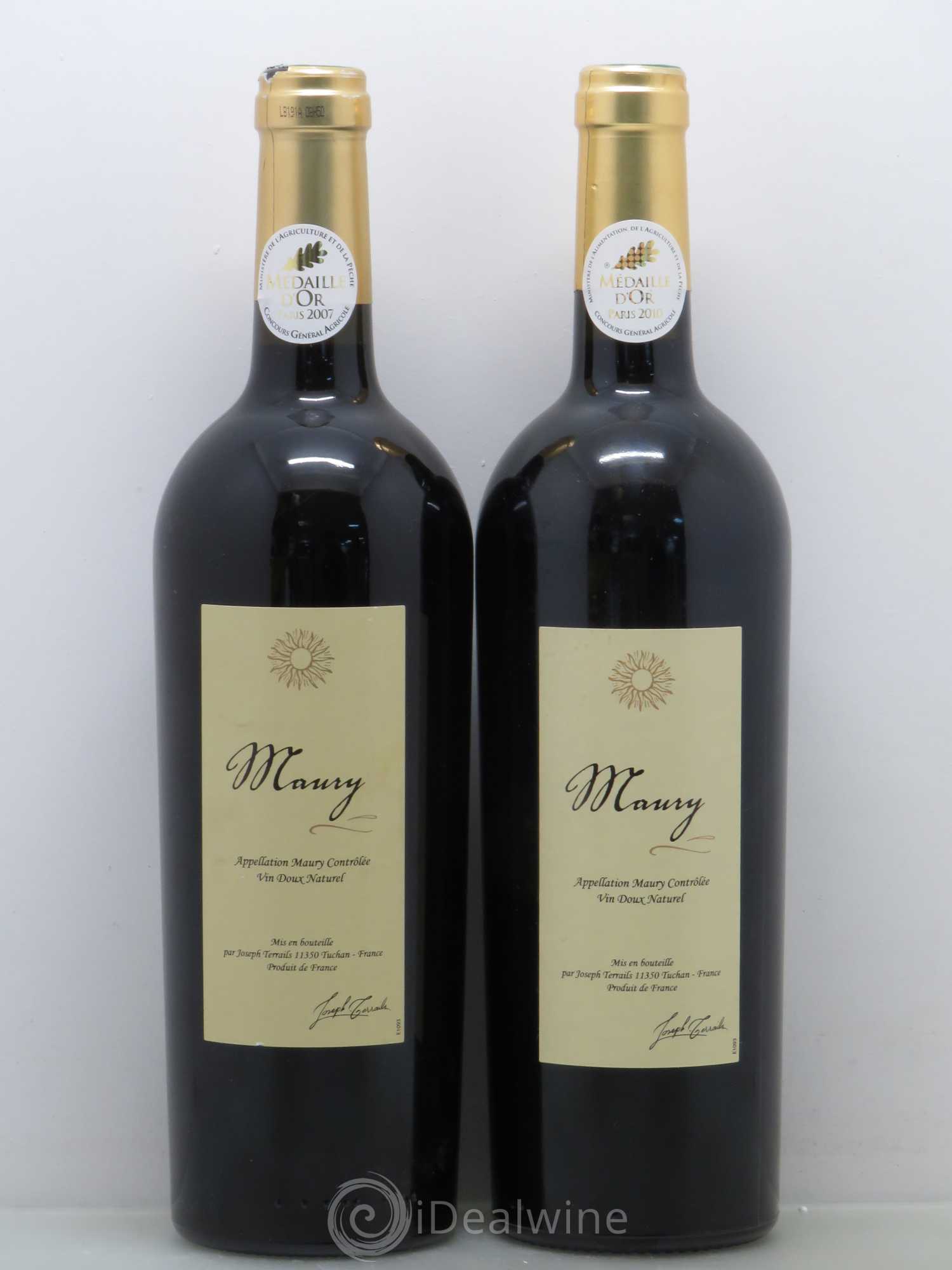 Maury Vin Doux Naturel Joseph Terrails (no reserve) - Lot of 2 bottles - 0