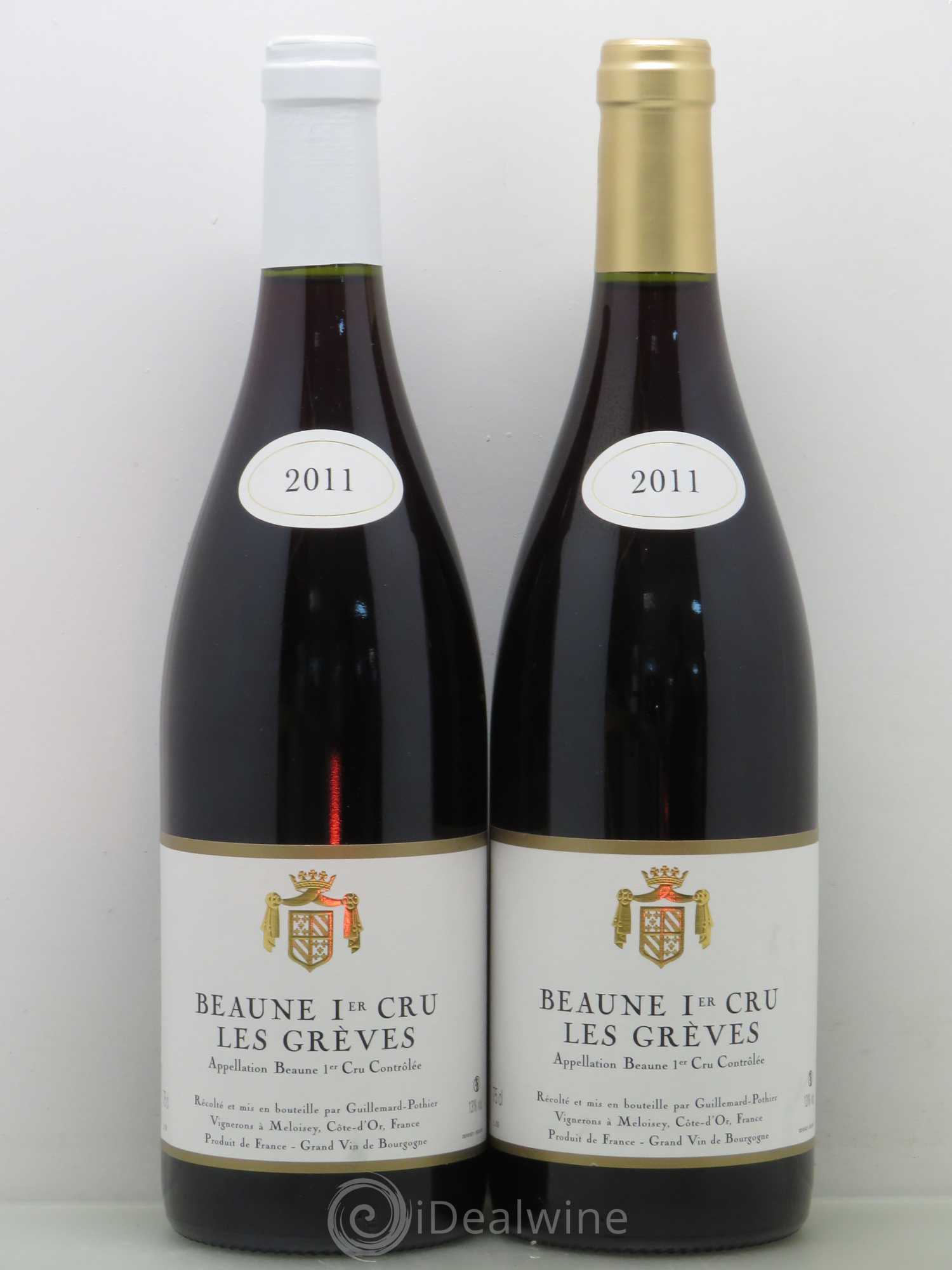Beaune 1er Cru Les Greves Domaine Guillemard Pothier 2011 - Lot de 2 bouteilles - 0