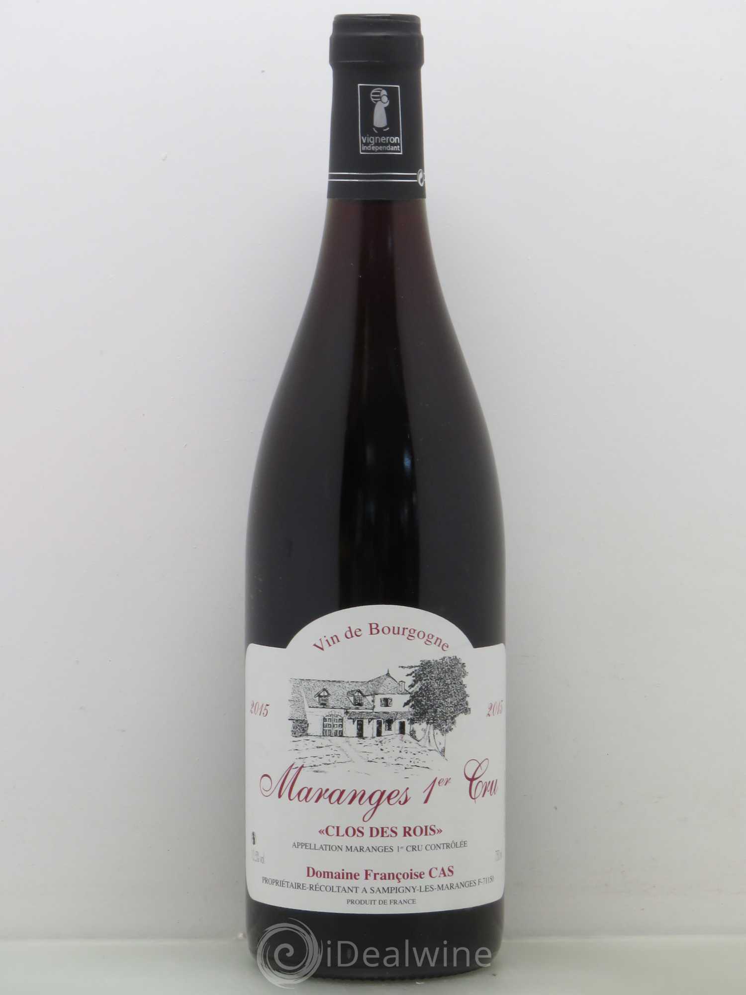 Maranges 1er Cru Clos Des Rois Domaine Francoise Cas 2015 - Posten von 1 Flasche - 0