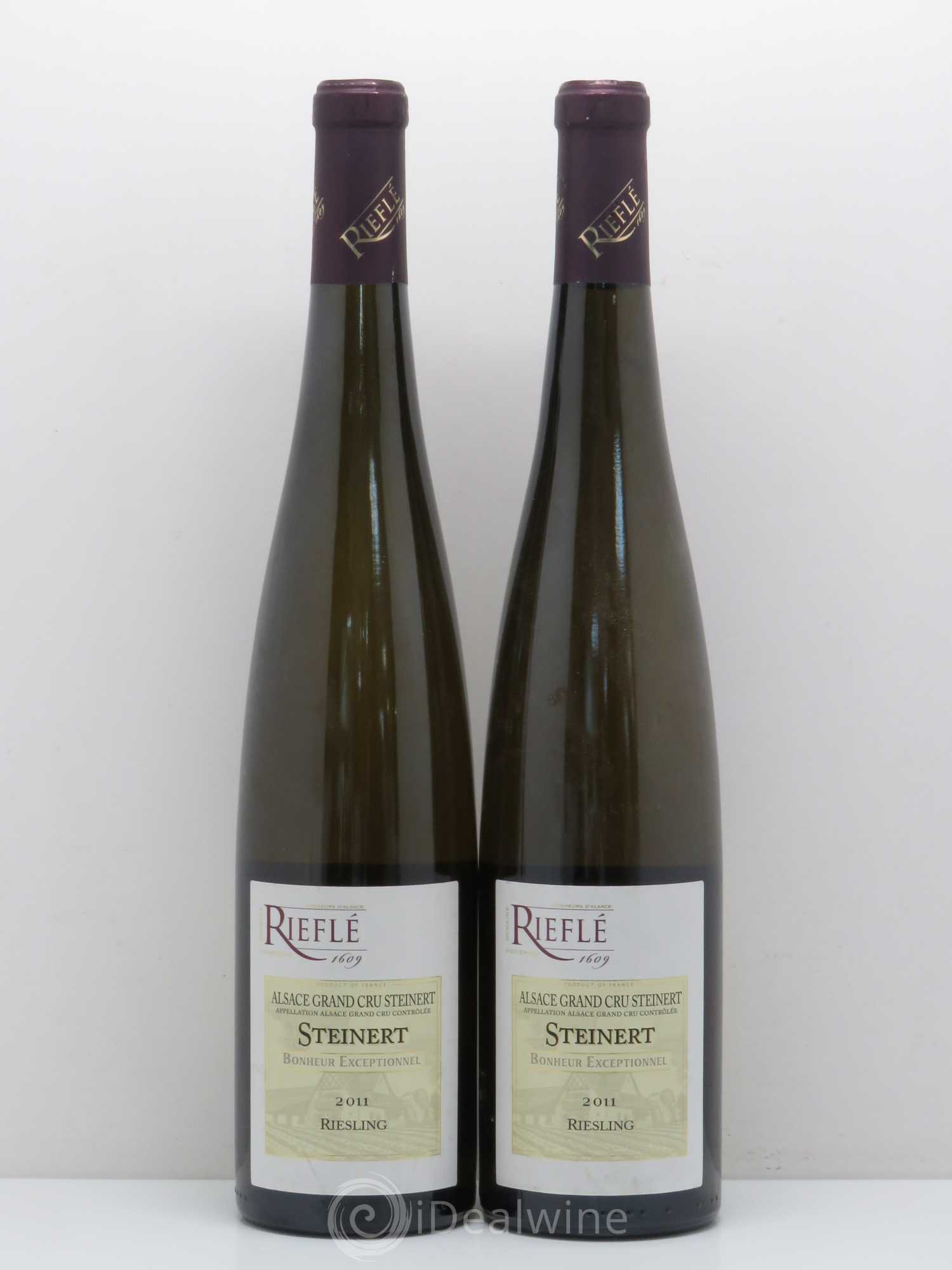 Alsace Grand cru Steinert domaine Rieflé 2011 - Posten von 2 Flaschen - 0
