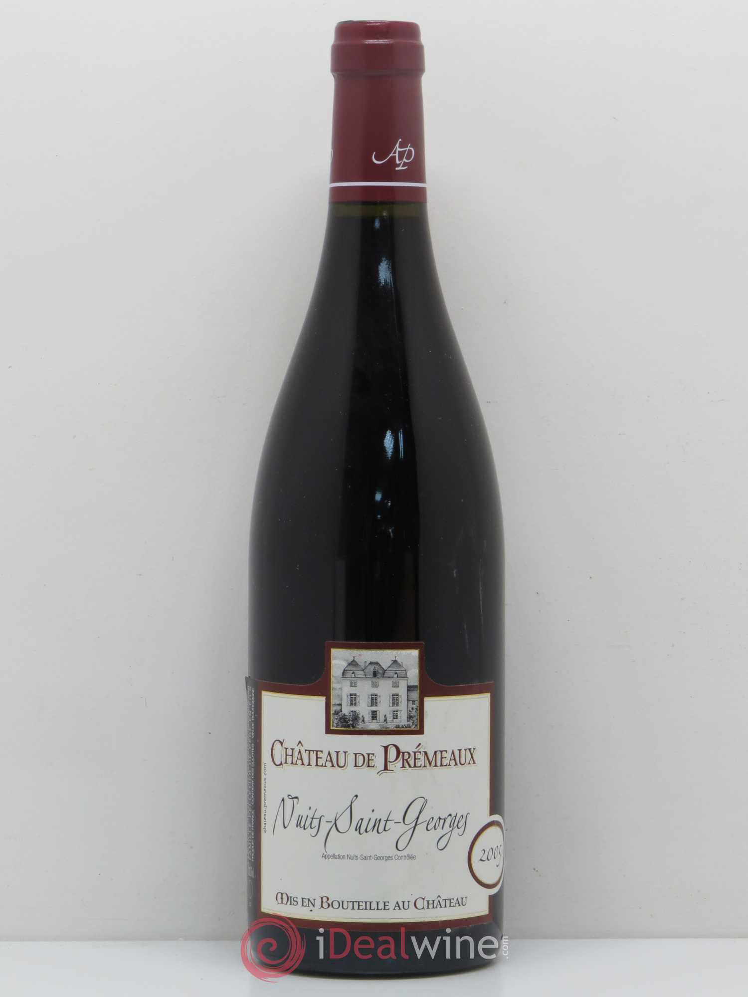 Nuits-Saint-Georges 1er Cru Chateau de Prémeaux Domaine Pelletier 2005 - Posten von 1 Flasche - 0
