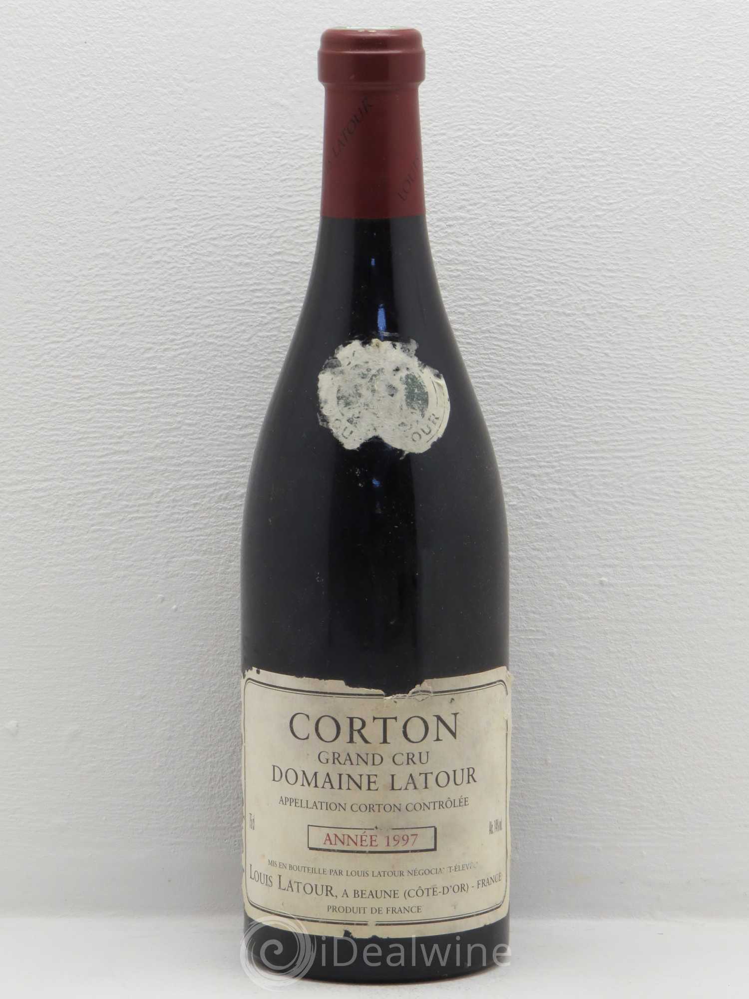 Corton Grand Cru Louis Latour 1997 - Lot de 1 bouteille - 0