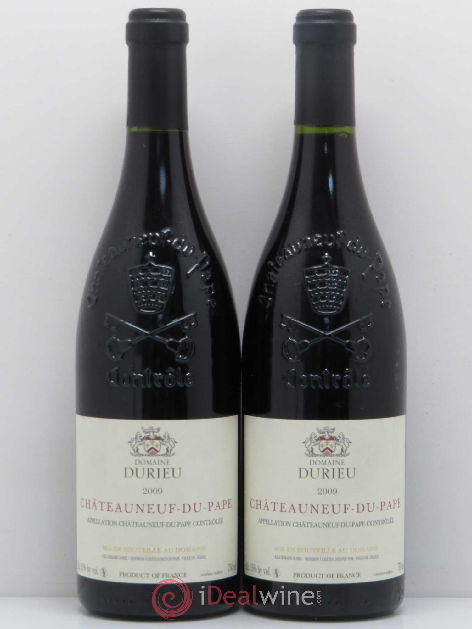 Châteauneuf-du-Pape Durieu 2009 - Lot de 2 bouteilles - 0