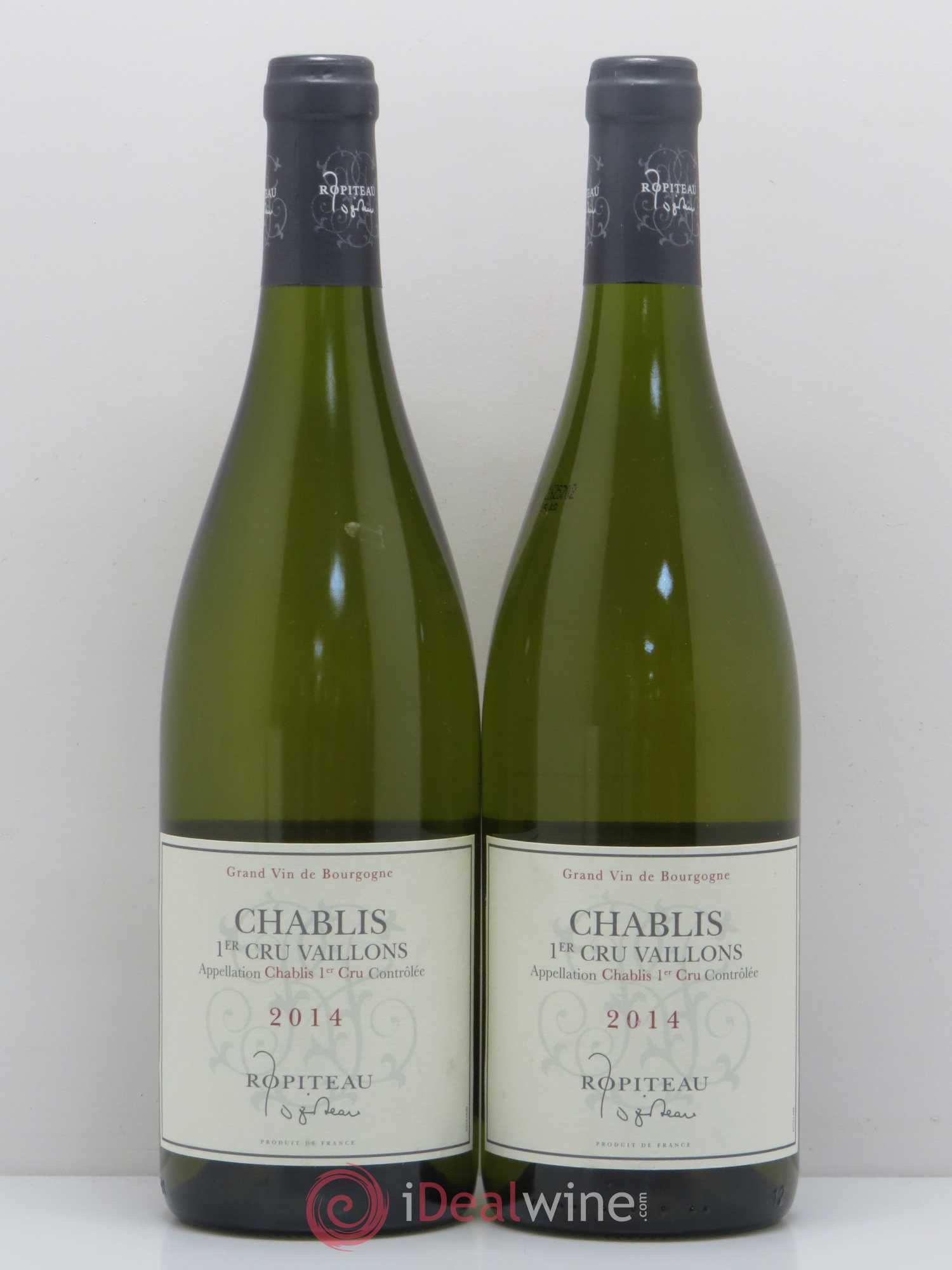 Chablis 1er Cru Vaillons Domaine Ropiteau 2014 - Posten von 2 Flaschen - 0