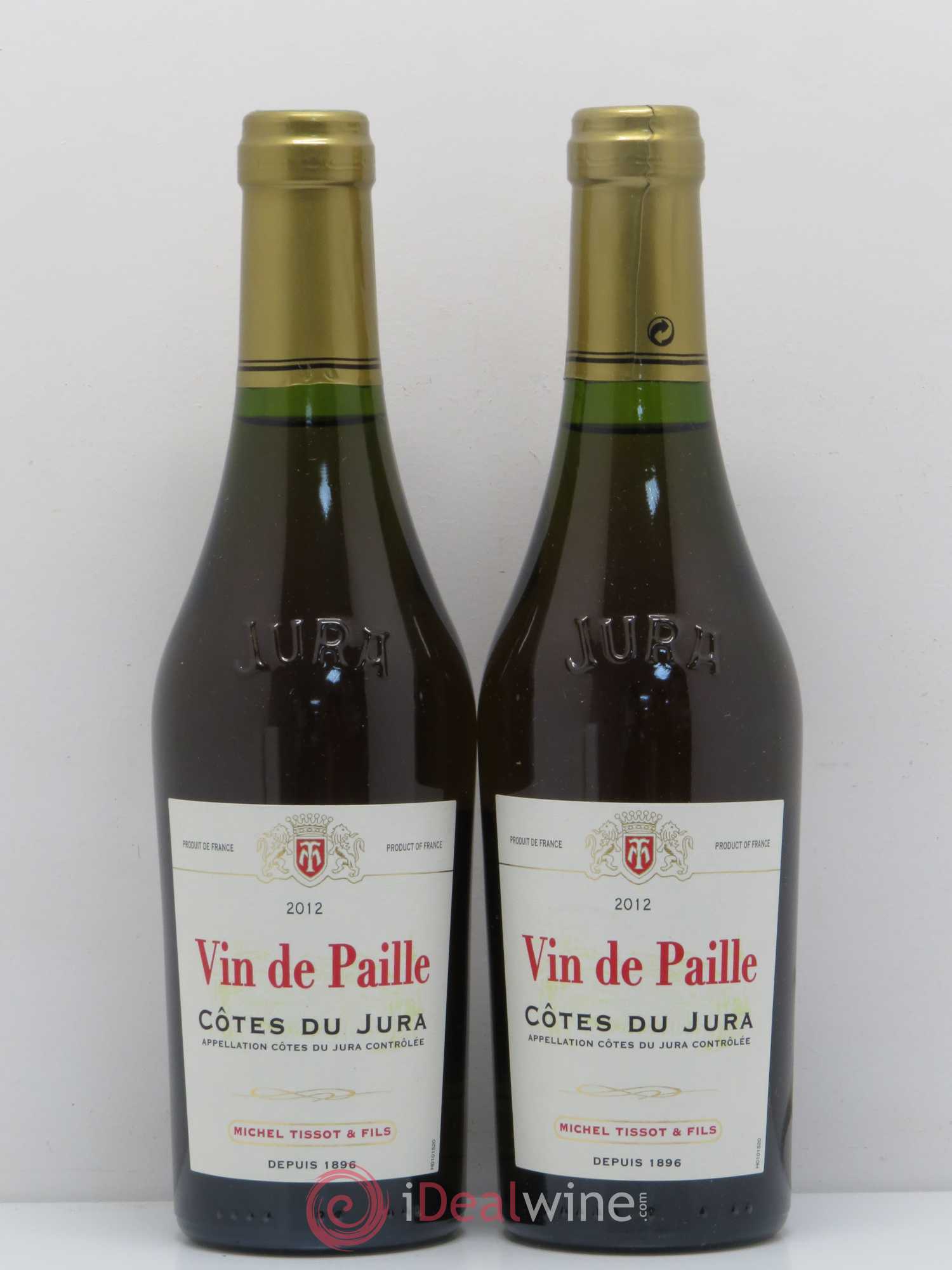 Côtes du Jura Vin de Paille Domaine Michel Tissot et Fils 2012 - Posten von 2 Demi-Flaschen - 0