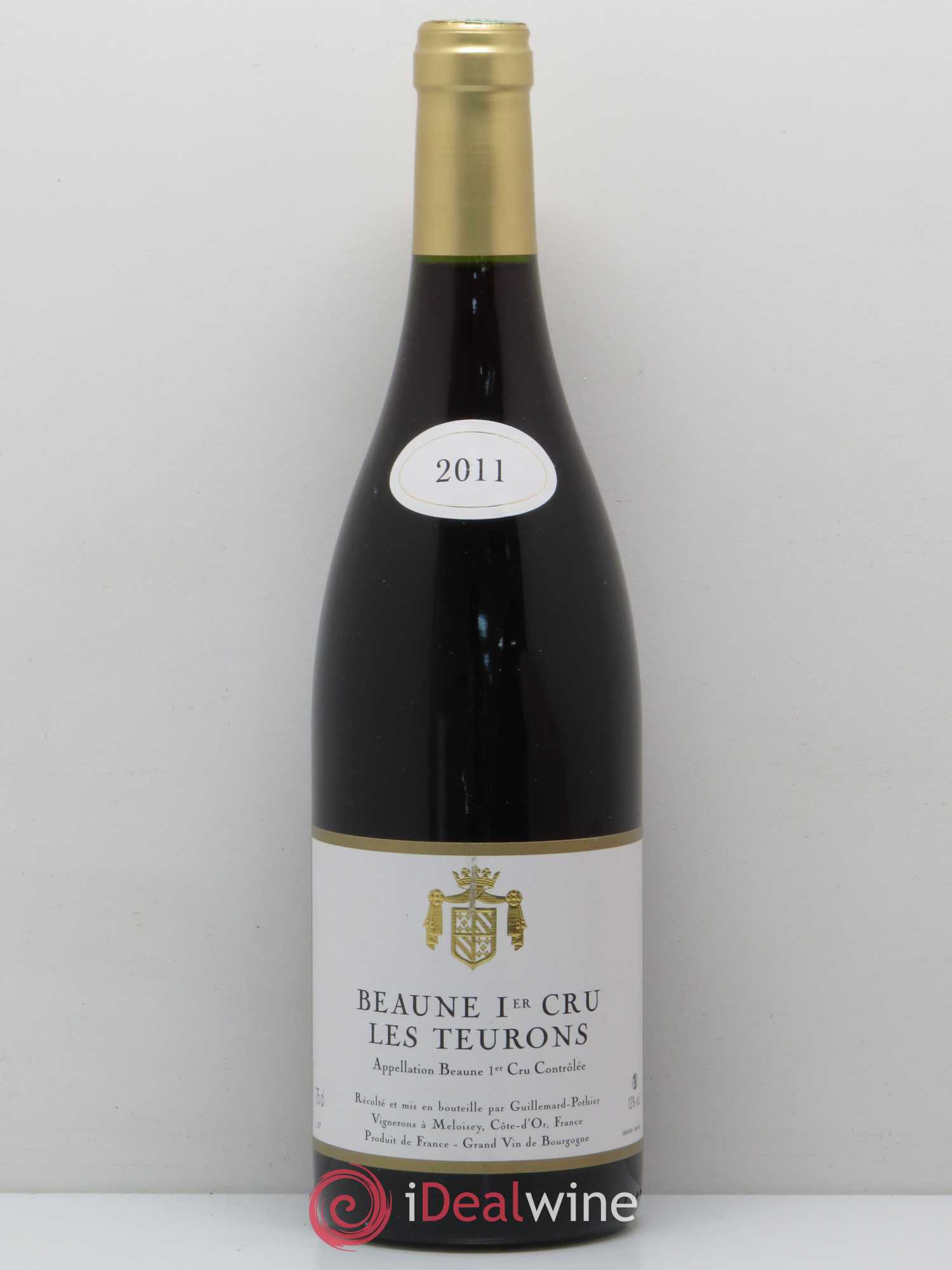 Beaune 1er Cru Les Teurons Domaine Guillemard Pothier 2011 - Lot de 1 bouteille - 0