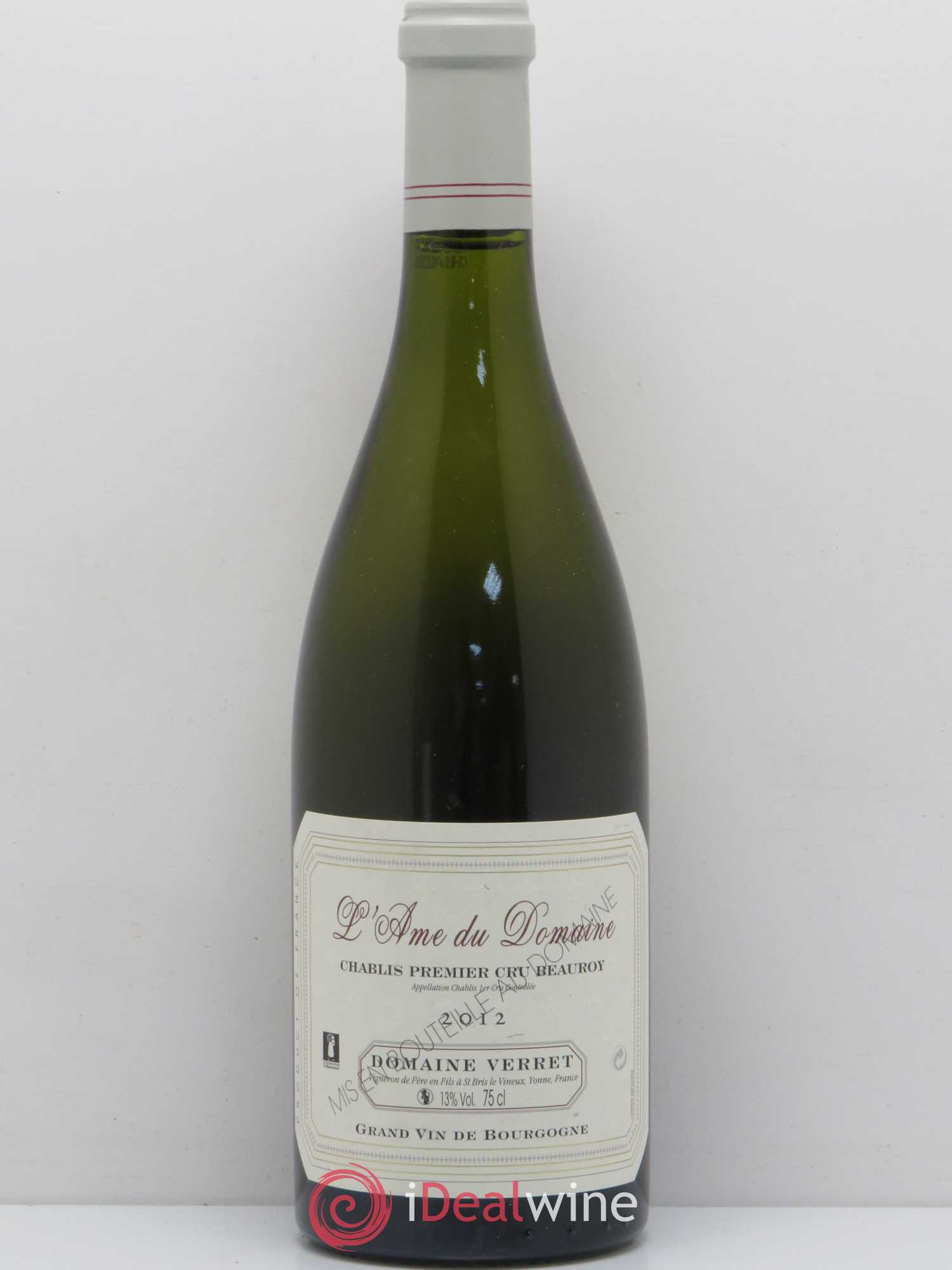 Chablis 1er Cru Beauroy L'Ame Domaine Verret 2012 - Posten von 1 Flasche - 0