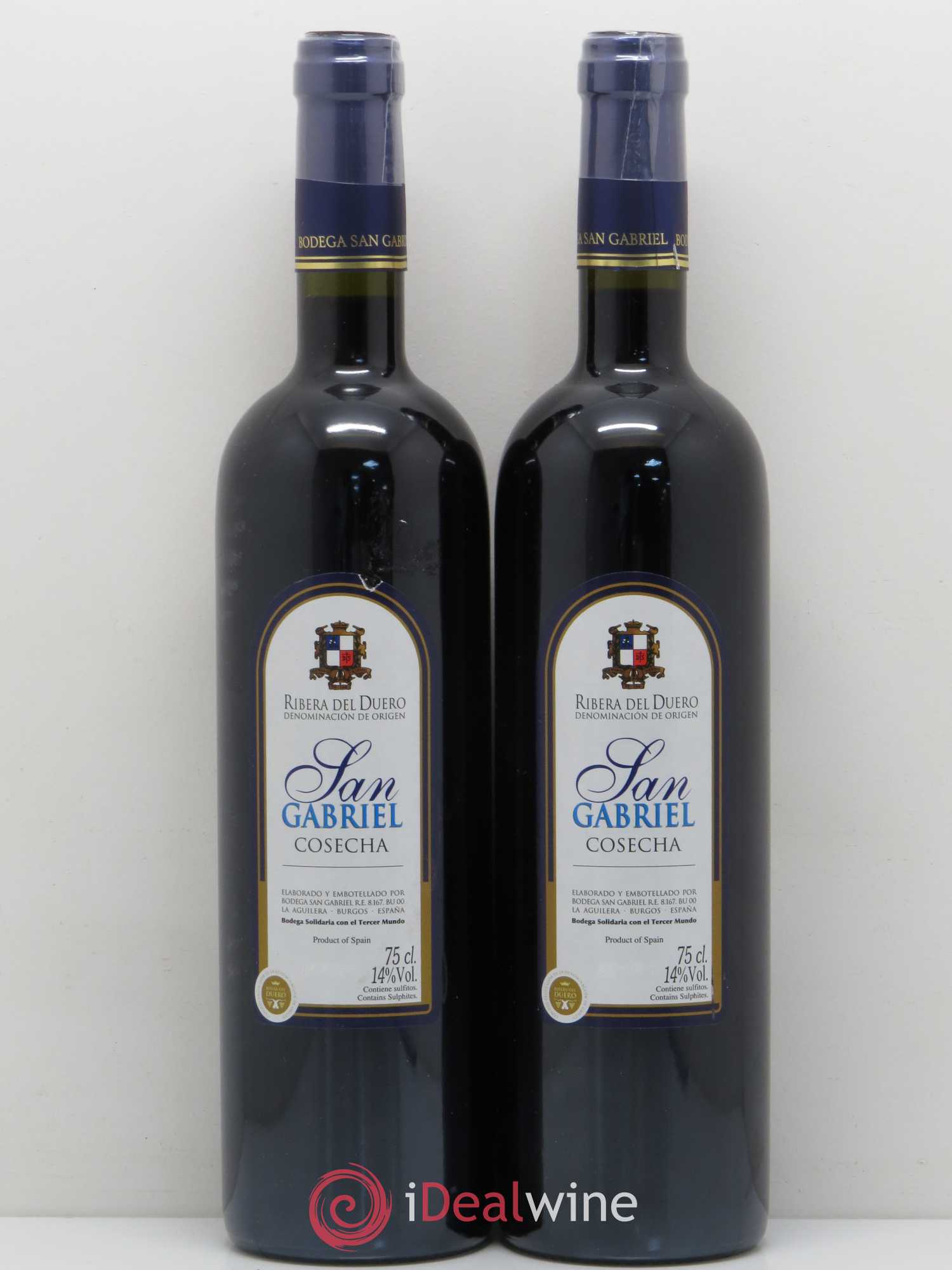 Ribera Del Duero DO Bodegas San Gabriel Cosecha 2014 - Lot de 2 bouteilles - 0