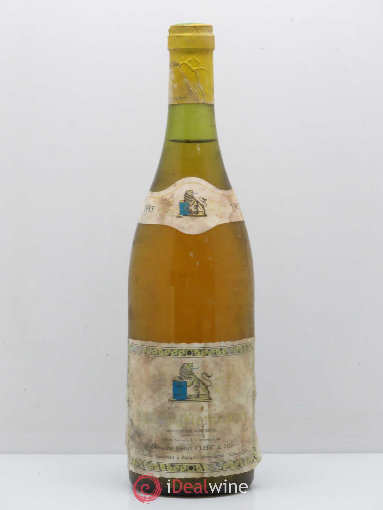 Bâtard-Montrachet Grand Cru Henri Clerc 1985 - Lot de 1 bouteille - 0