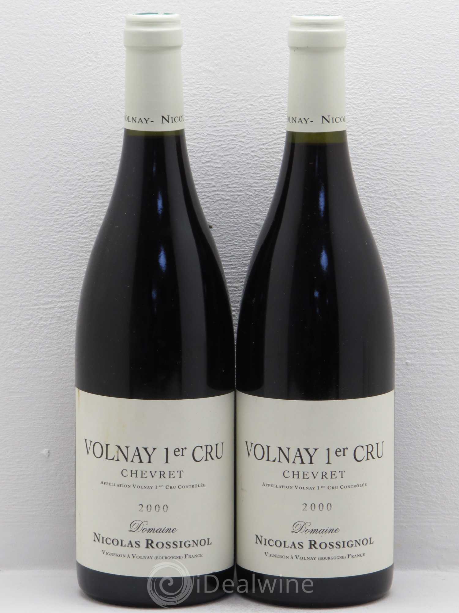 Volnay 1er Cru Chevret Nicolas Rossignol 2000 - Posten von 2 Flaschen - 0