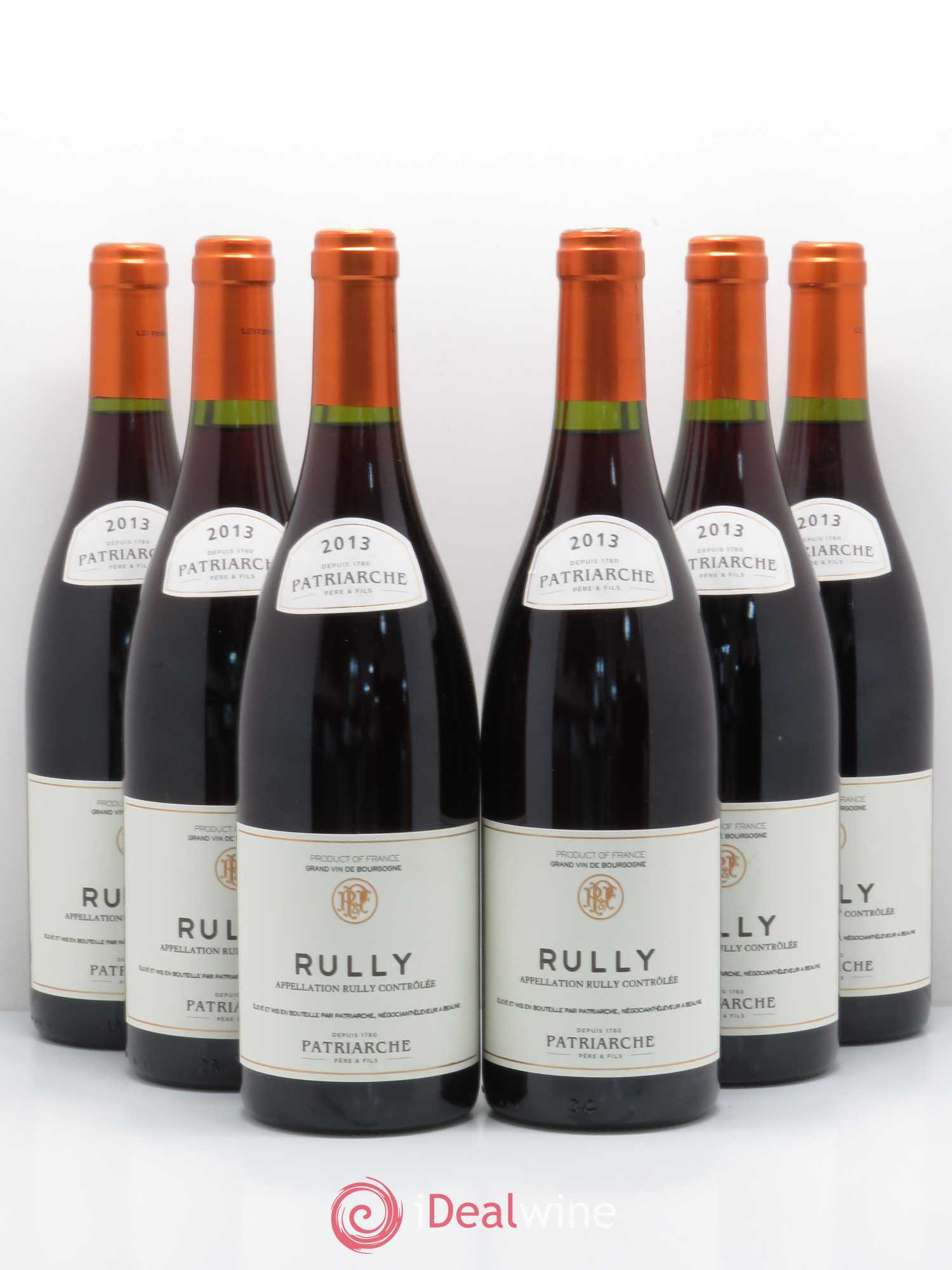 Rully Domaine Patriache 2013 - Lotto di 6 bottiglie - 0