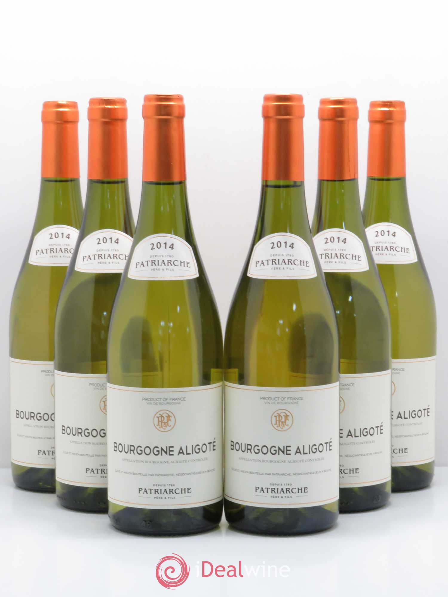 Bourgogne aligoté Domaine Patriarche (sans prix de réserve) 2014 - Posten von 6 Flaschen - 0