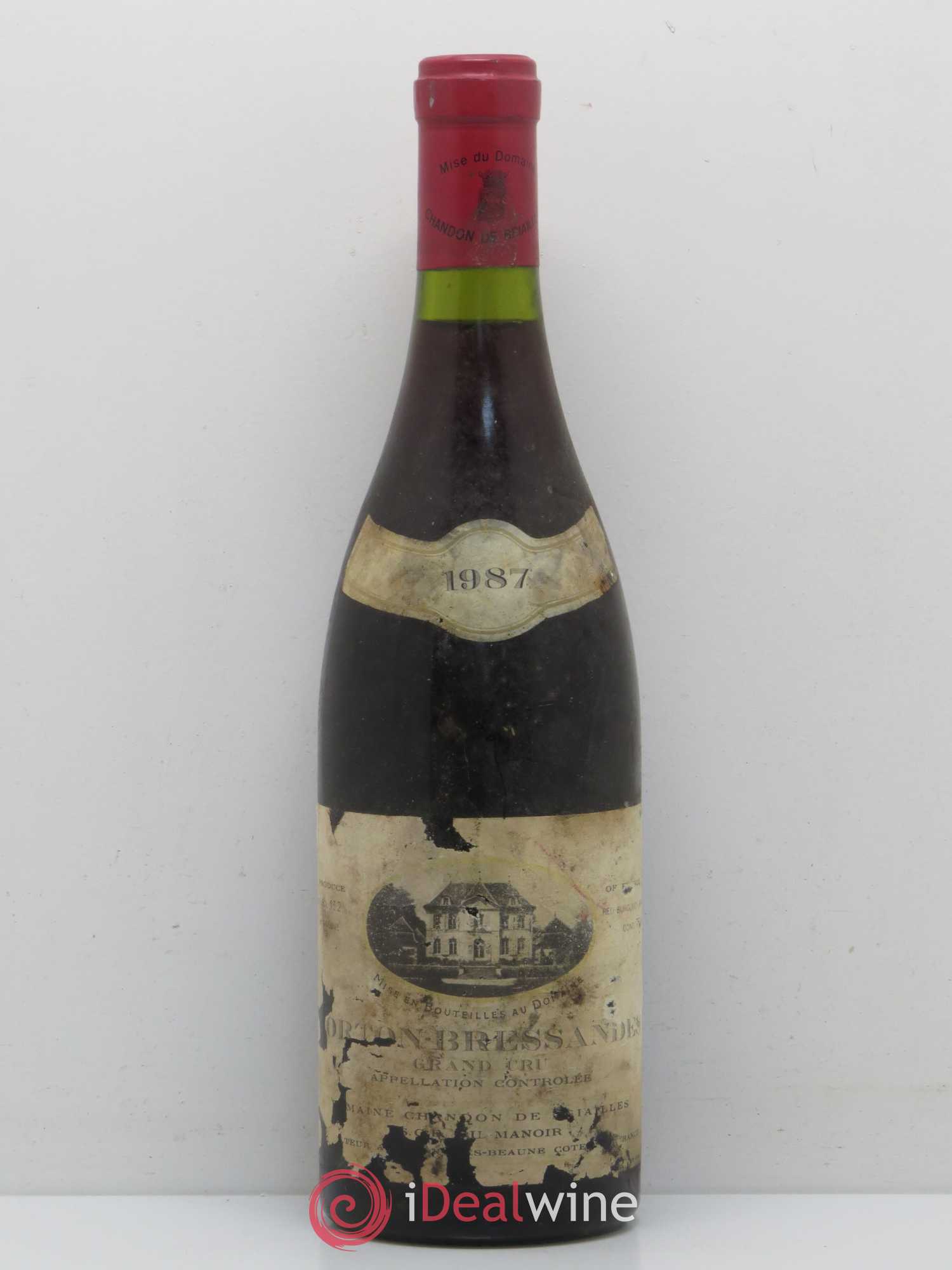 Corton Grand Cru Bressandes Domaine Chandon de Briailles 1987 - Posten von 1 Flasche - 0