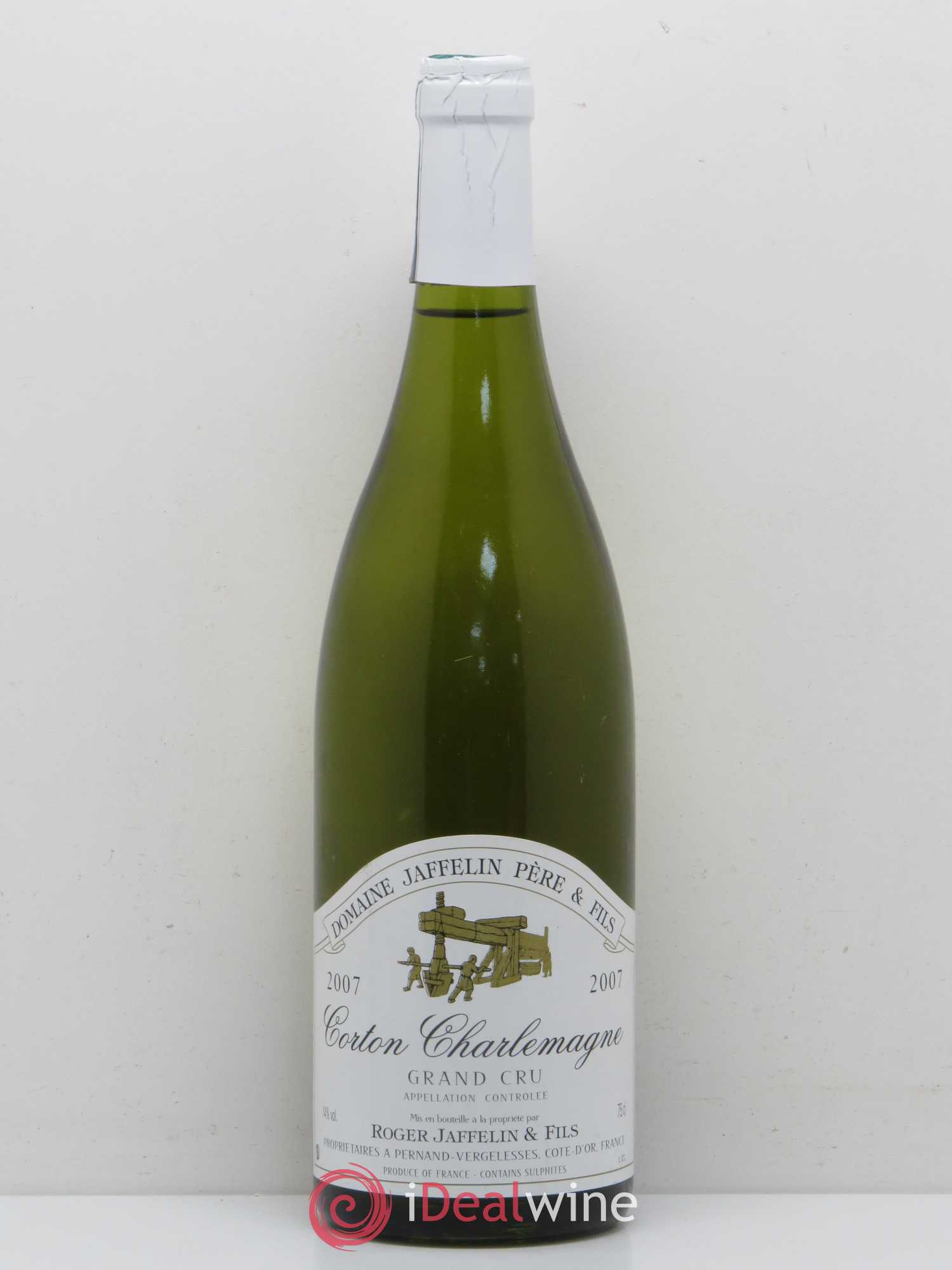 Corton-Charlemagne Grand Cru Domaine Roger Jaffelin 2007 - Posten von 1 Flasche - 0