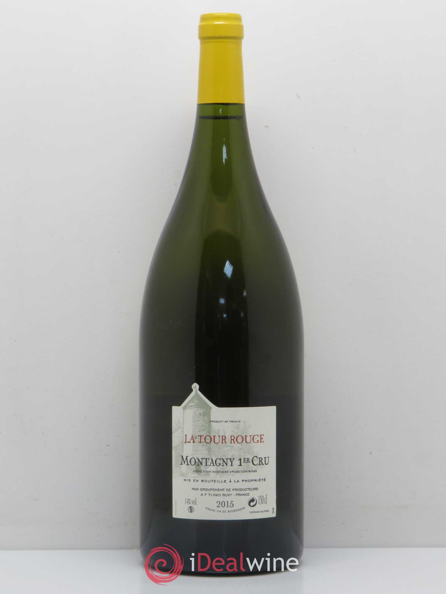 Montagny 1er Cru La Tour Rouge Domaine des Caves de Buxy 2015 - Posten von 1 Magnum - 0