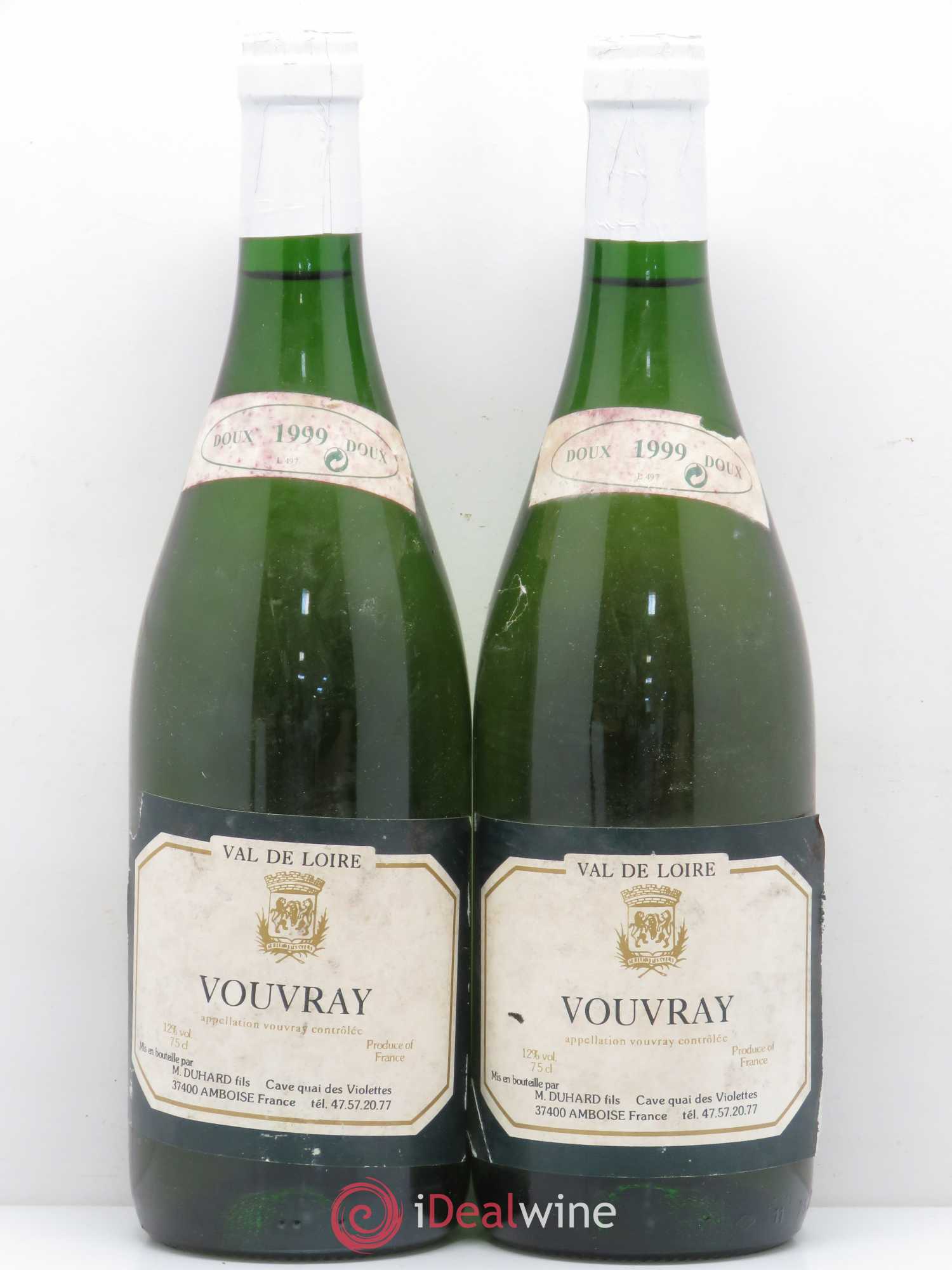 Vouvray Domaine Duhard Fils 1999 - Lotto di 2 bottiglie - 0