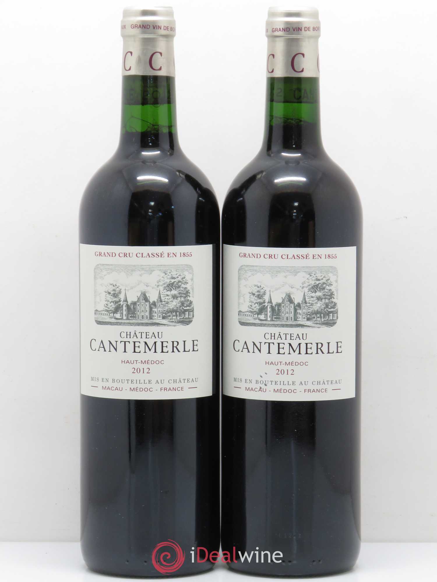 Château Cantemerle 5ème Grand Cru Classé 2012 - Lot de 2 bouteilles - 0