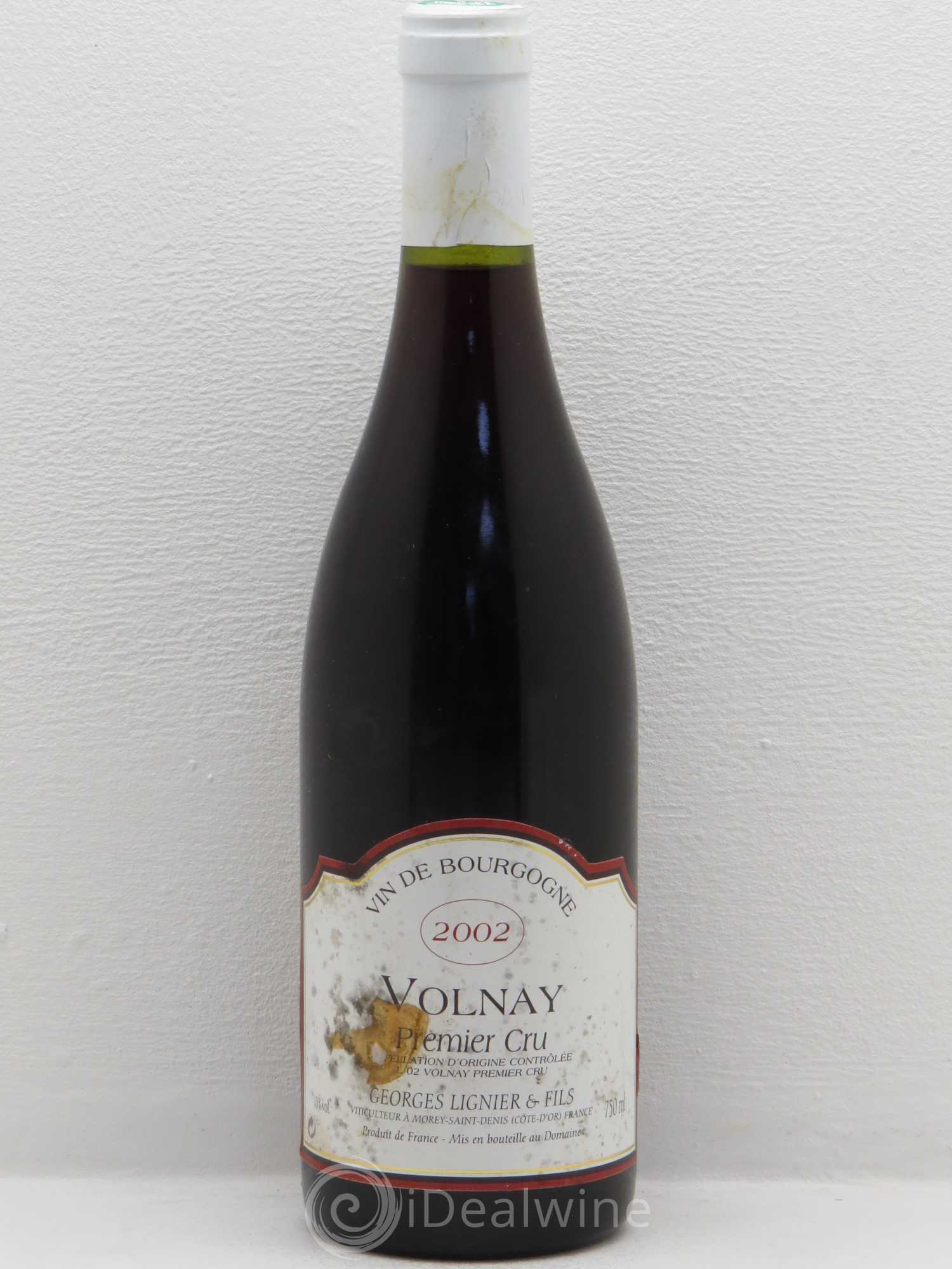 Volnay 1er Cru Georges Lignier (sans prix de réserve) 2002 - Posten von 1 Flasche - 0