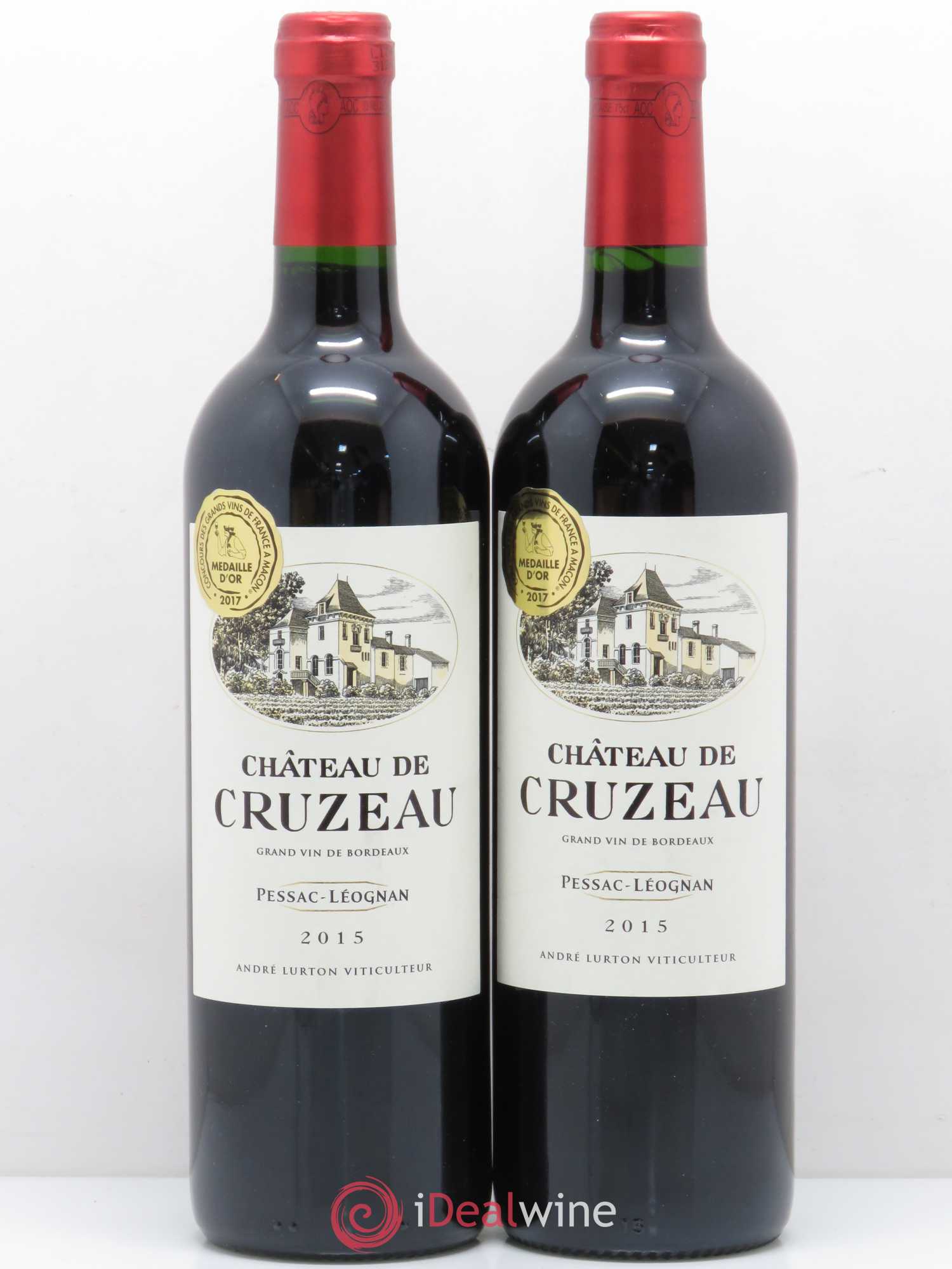 Château de Cruzeau 2015 - Lot de 2 bouteilles - 0