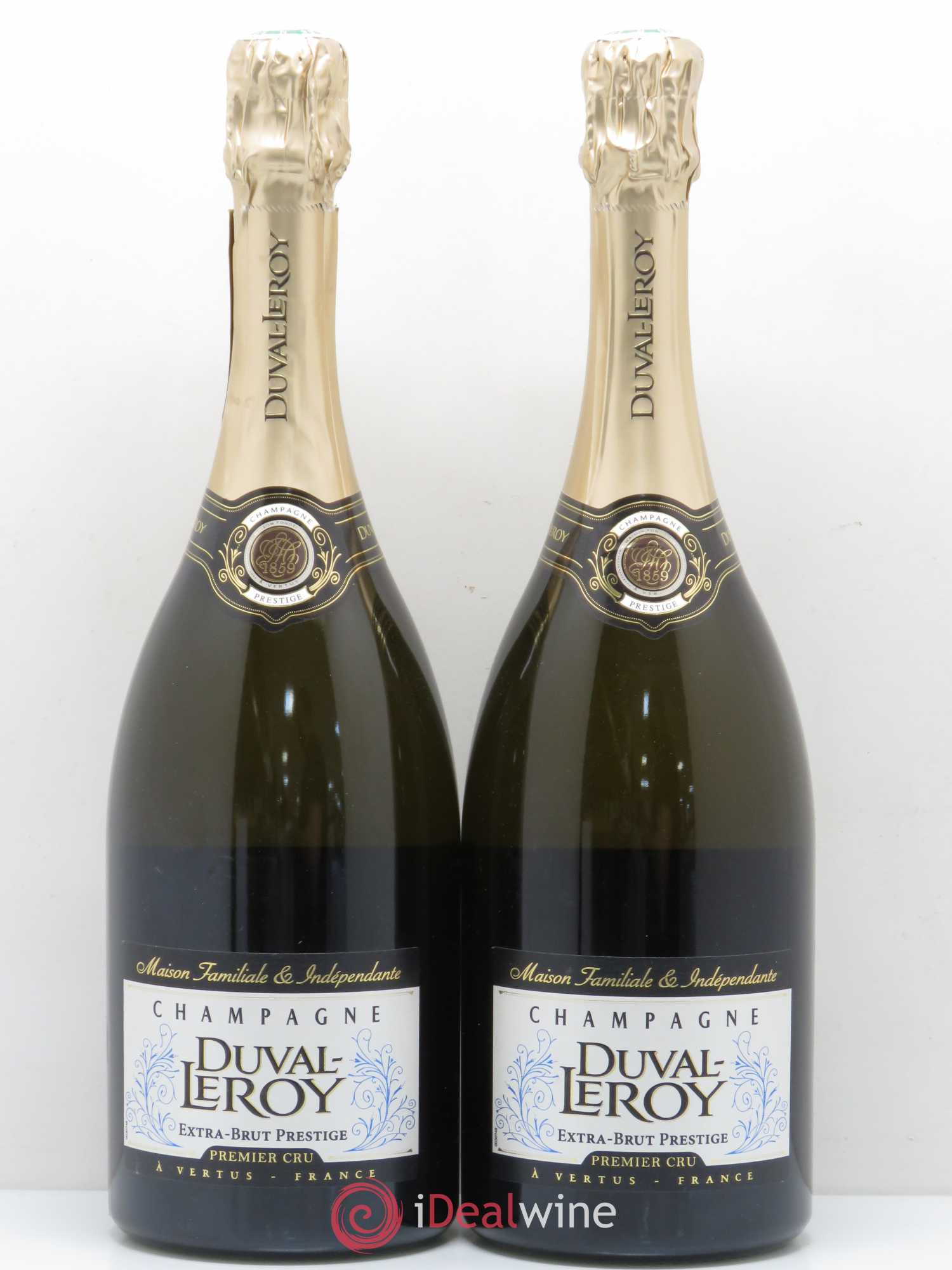 Champagne Duval Leroy Premier Cru Extra Brut Prestige - Posten von 2 Flaschen - 0