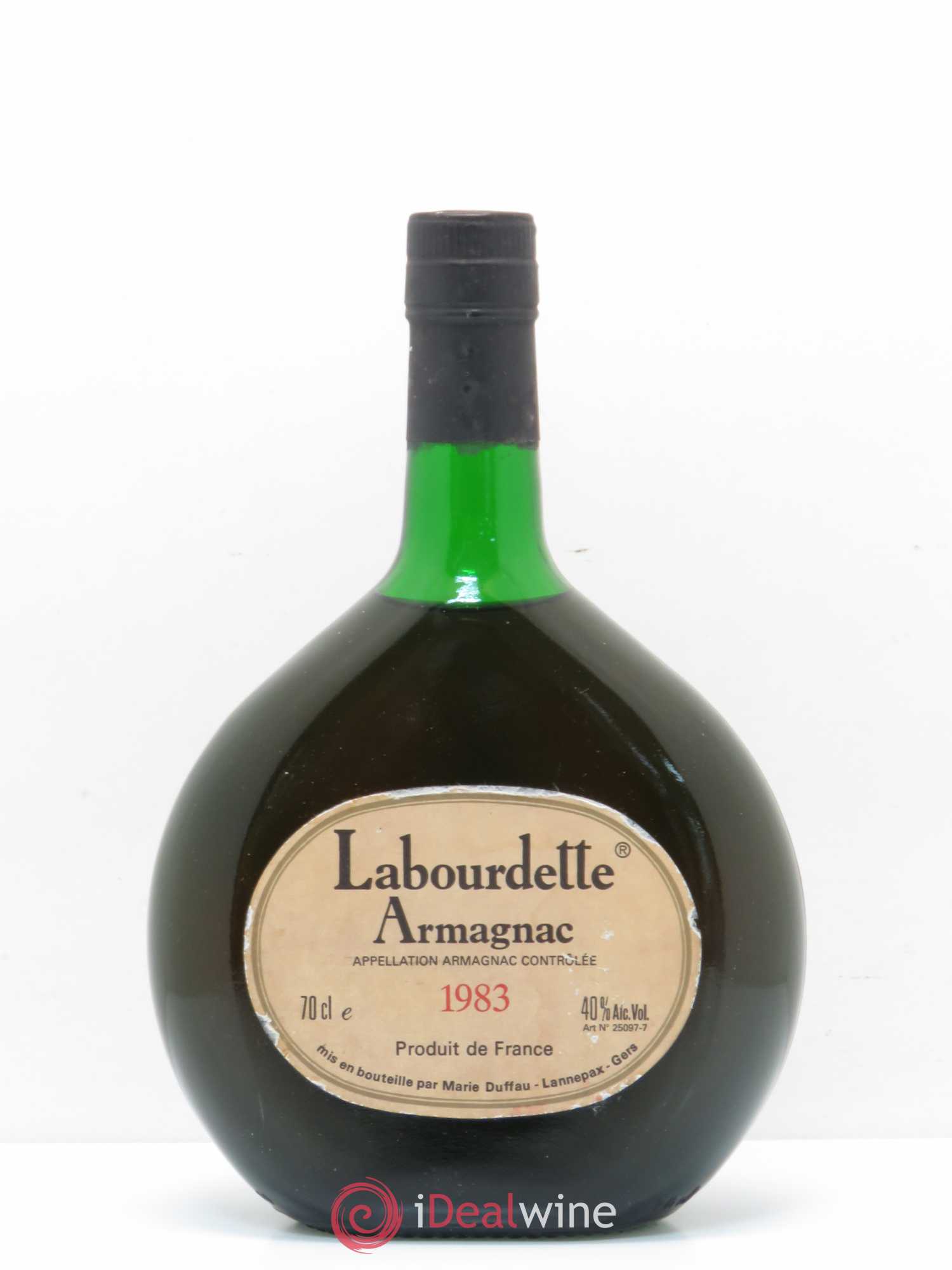 Armagnac Labourdette Marie Duffau 1983 - Posten von 1 Flasche - 0