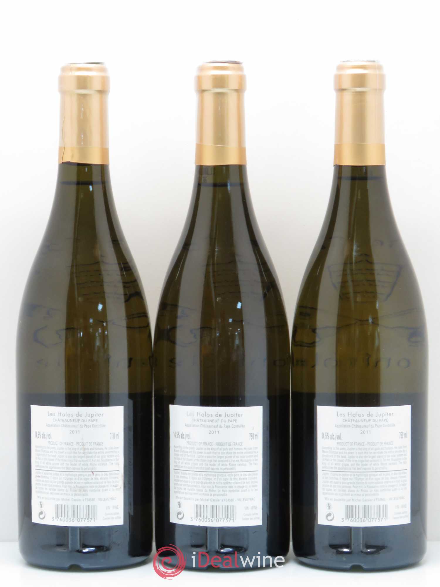 Châteauneuf-du-Pape Les Halots de Jupiter Domaine Philippe Cambié 2011 - Posten von 3 Flaschen - 1