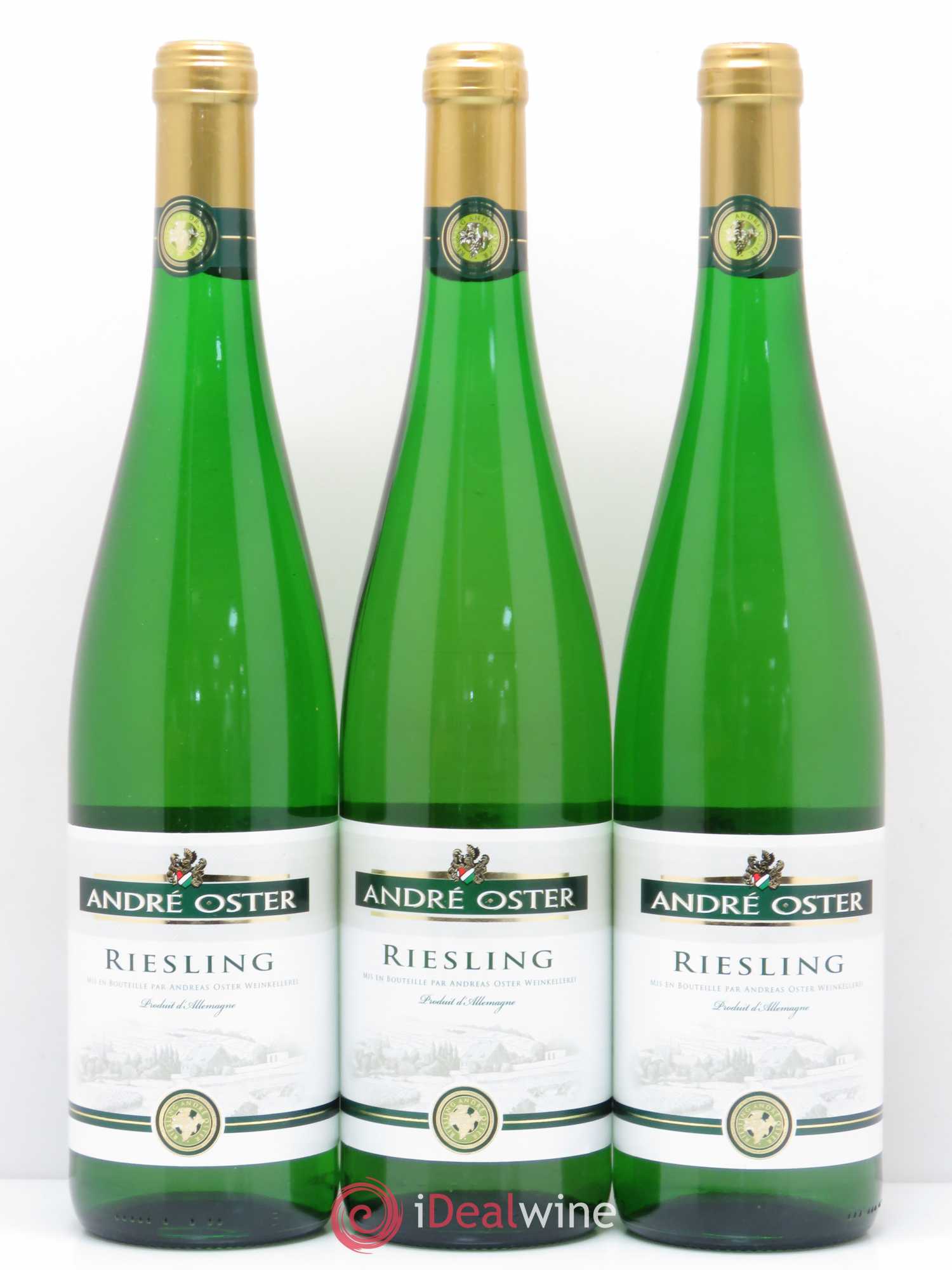 Riesling Andre Oster Allemagne (sans prix de réserve) 2016 - Lotto di 3 bottiglie - 0