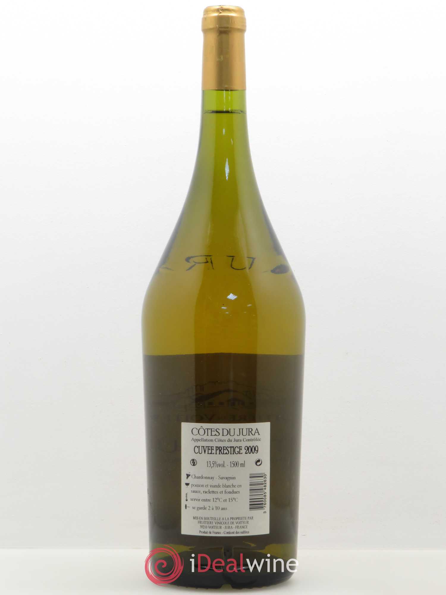 Côtes du Jura Tradition Cuvée Prestige Fruitière de Voiteur 2009 - Lot de 1 magnum - 1
