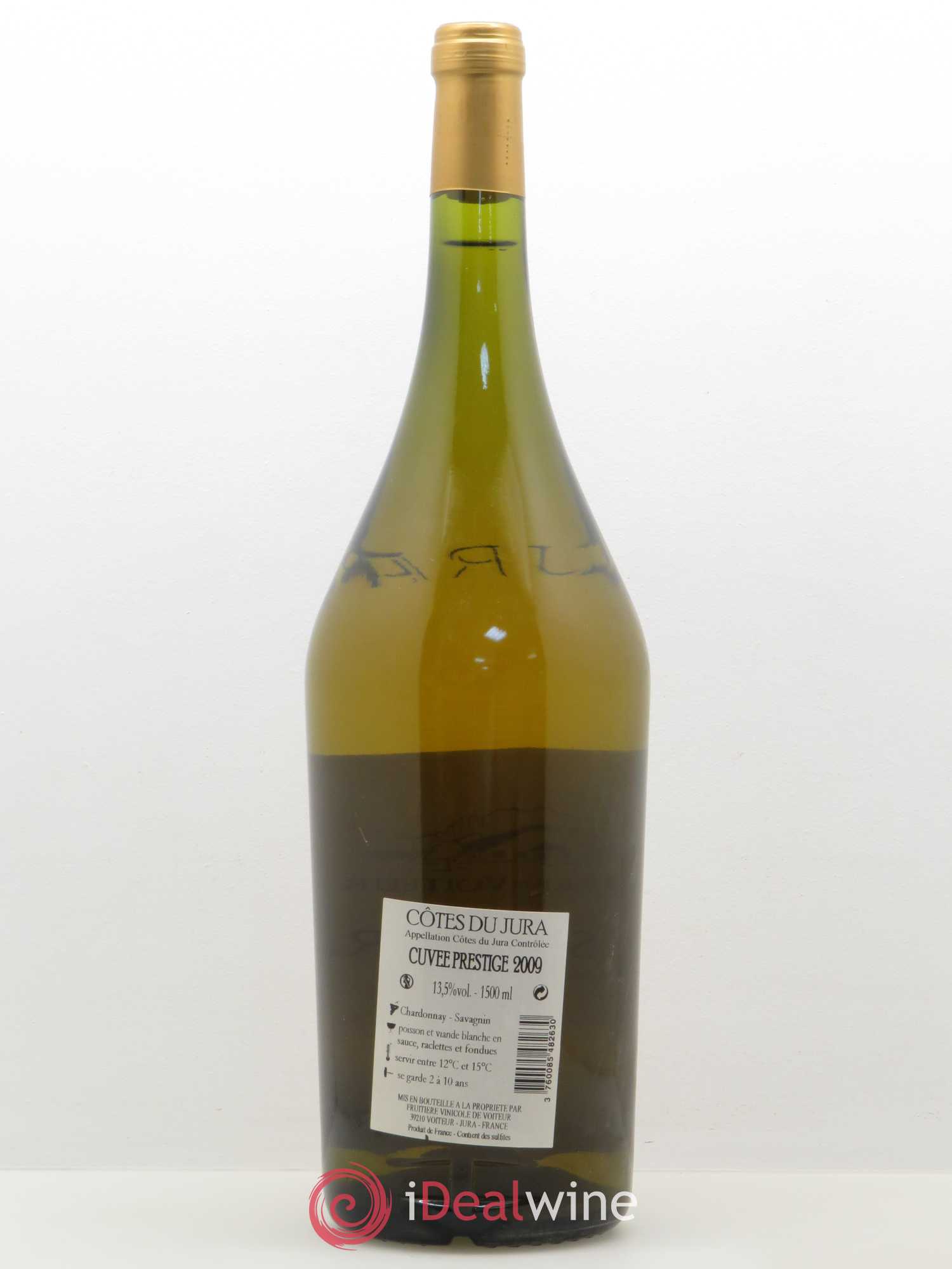 Côtes du Jura Tradition Cuvée Prestige Fruitière de Voiteur 2009 - Lot de 1 magnum - 1