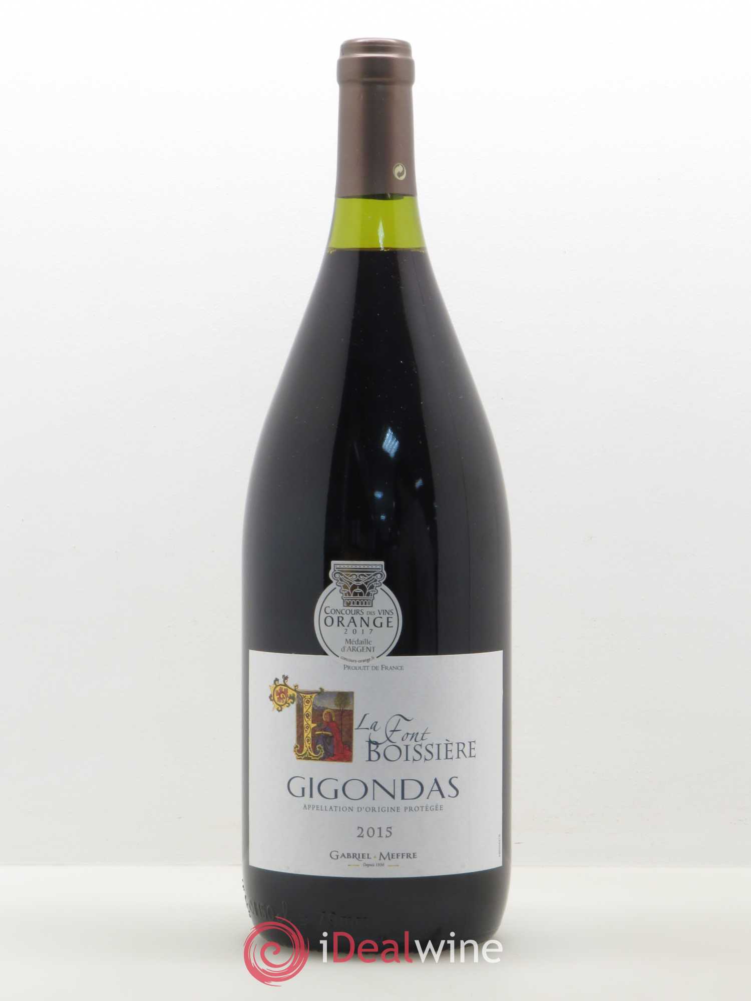 Gigondas La Font Boissière Gabriel Meffre 2015 - Posten von 1 Magnum - 0